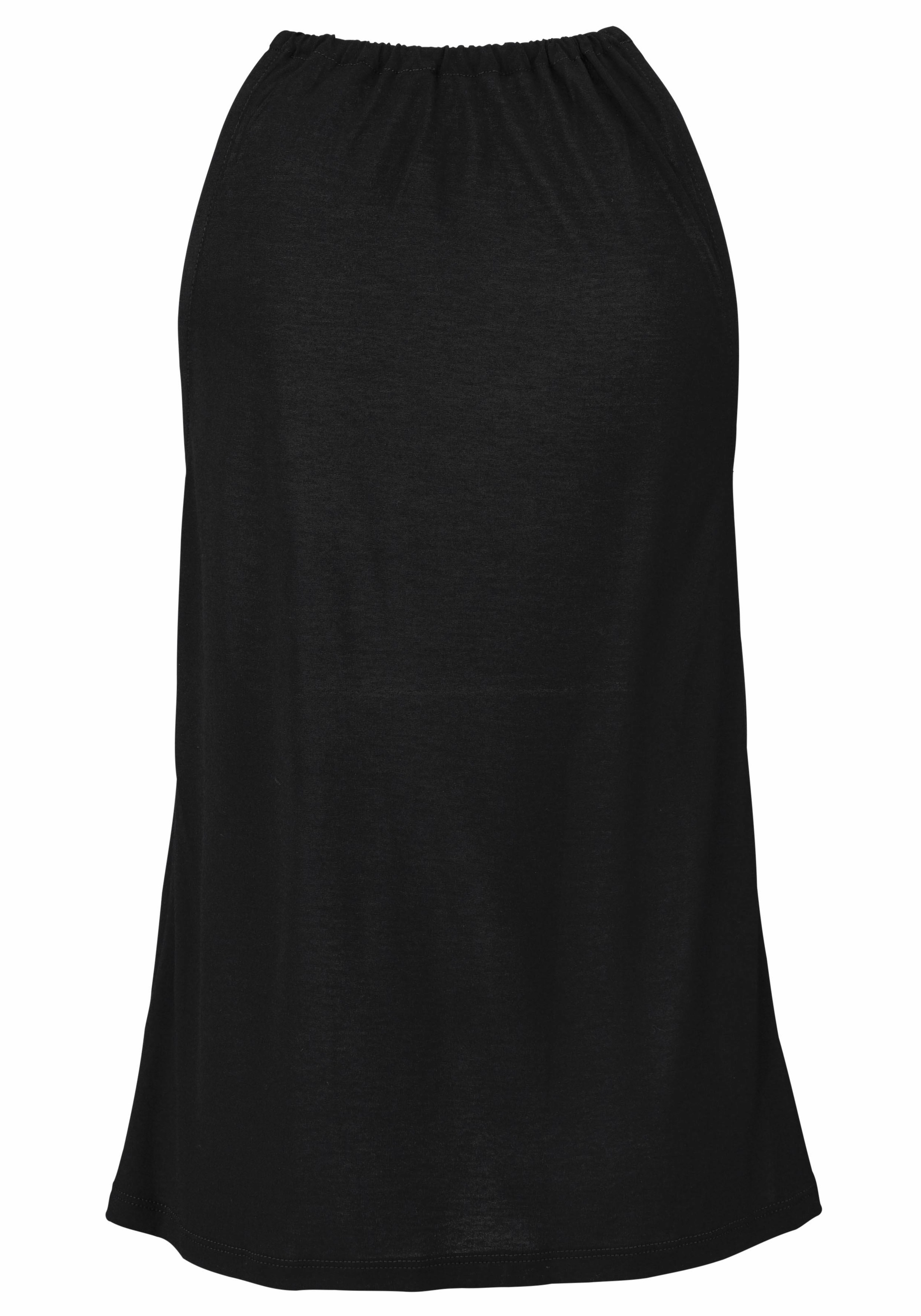 LASCANA Spaghetti Top Black 36/38 3