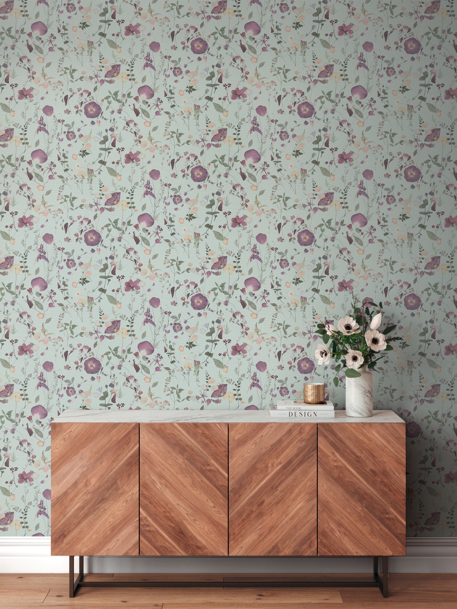 A.S. Création Vliestapete "PintWalls Ii Florale Tapete Mustertapete Blumen" Matt Strukturiert Vliestapete Blümchen Für Schlafzimmer Küche