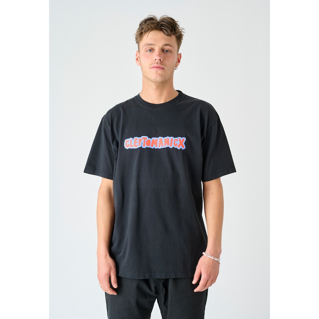 Cleptomanicx T-Shirt »First Type« mit trendigem Markenprint