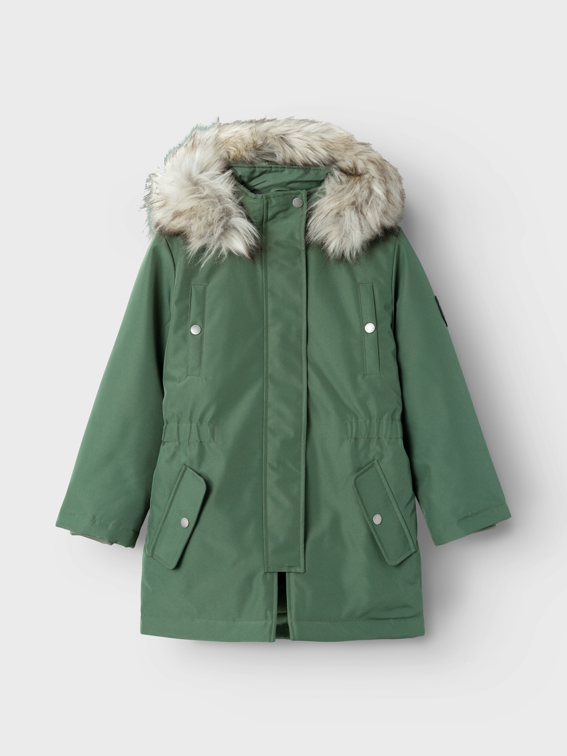 Name It Winterjacke »NKFMILLA PARKA JACKET LONG NOOS«, mit Kapuze