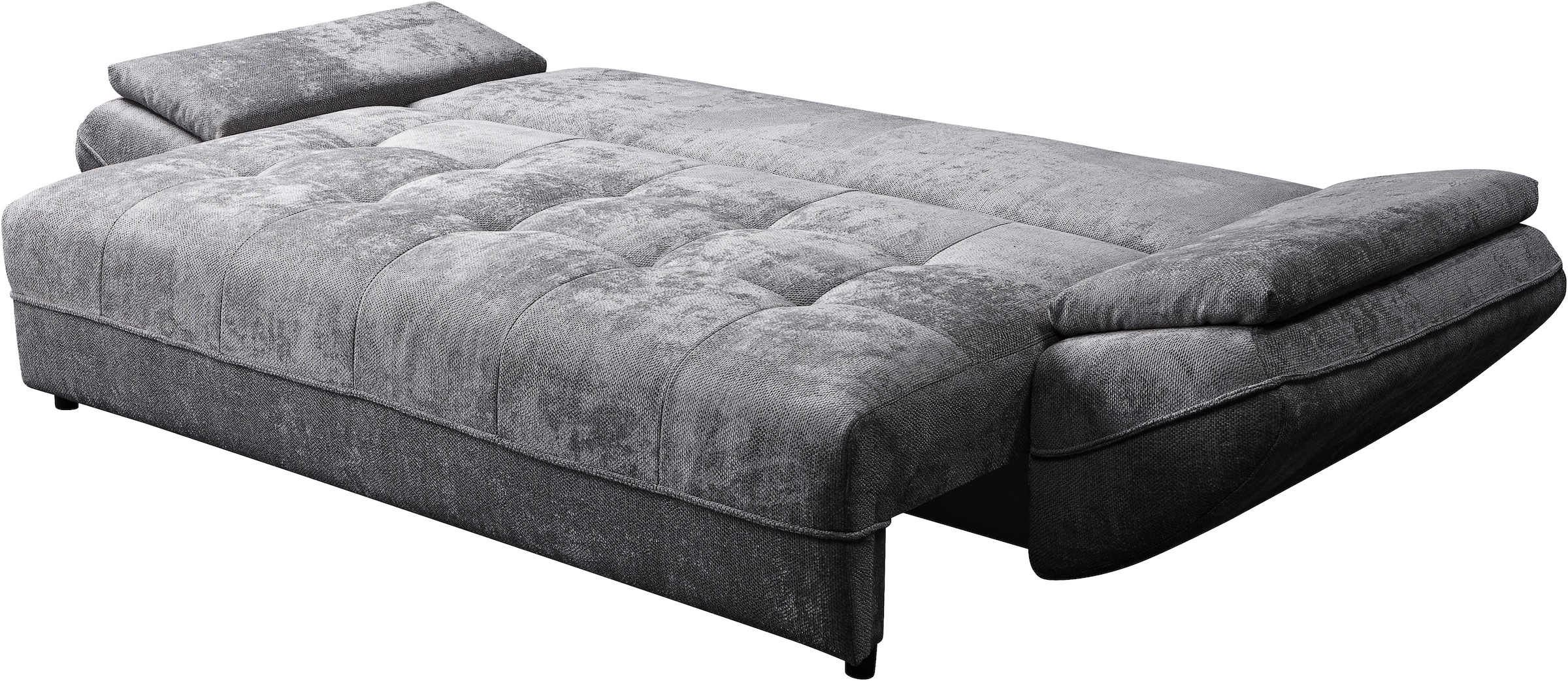 exxpo - sofa fashion Big-Sofa inkl. Bettfunktion und Bettkasten,toller Sitzkomfort, Steppung im Sitz