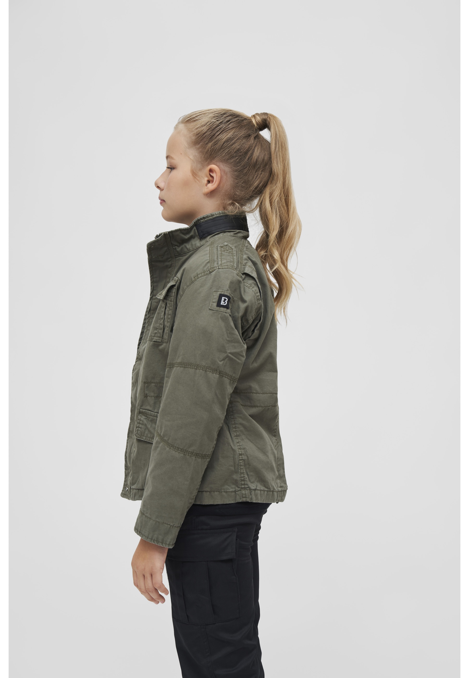 Brandit Allwetterjacke »Brandit Herren Kids Britannia Jacket« 1 Stk. tlg. ohne Kapuze