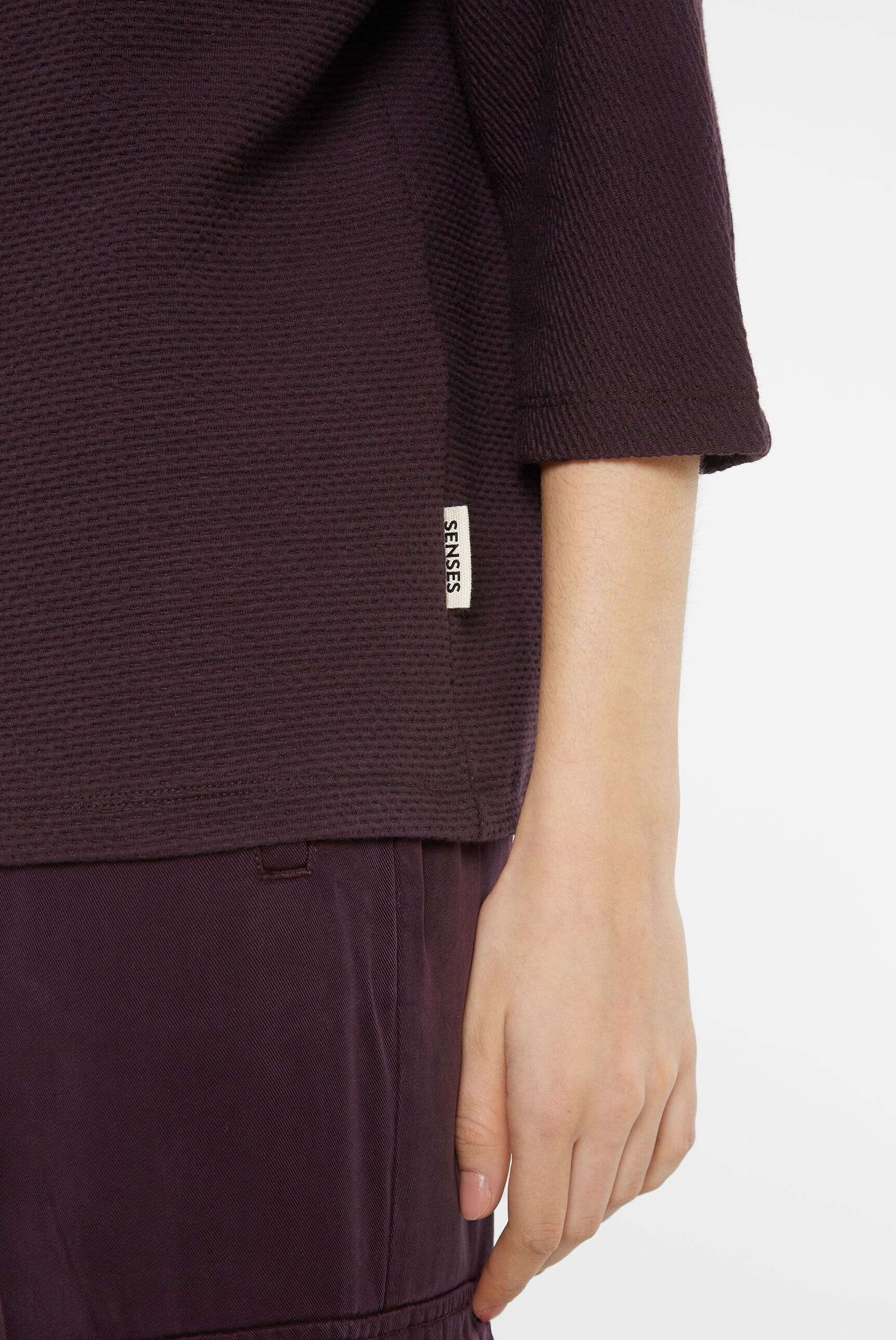 SENSES.THE LABEL 3/4-Arm-Shirt, mit Baumwolle