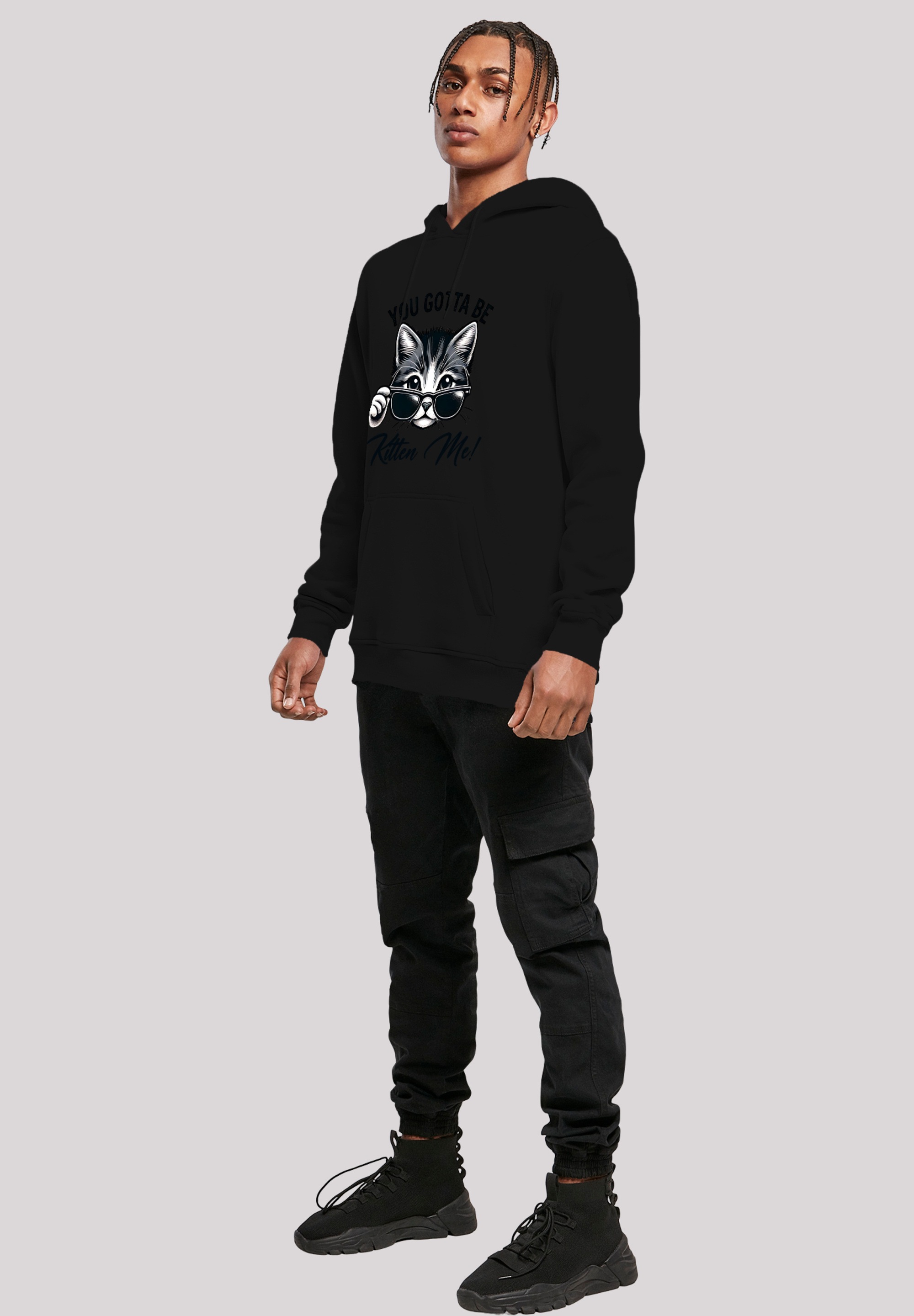 F4NT4STIC Kapuzenpullover »Kätzchen You Gotta Be Kitten Me!«, Premium Qualität