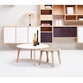 Hammel Furniture Couchtisch »Single«, in zwei Größen und zwei Farben, Gestell aus Massivholz