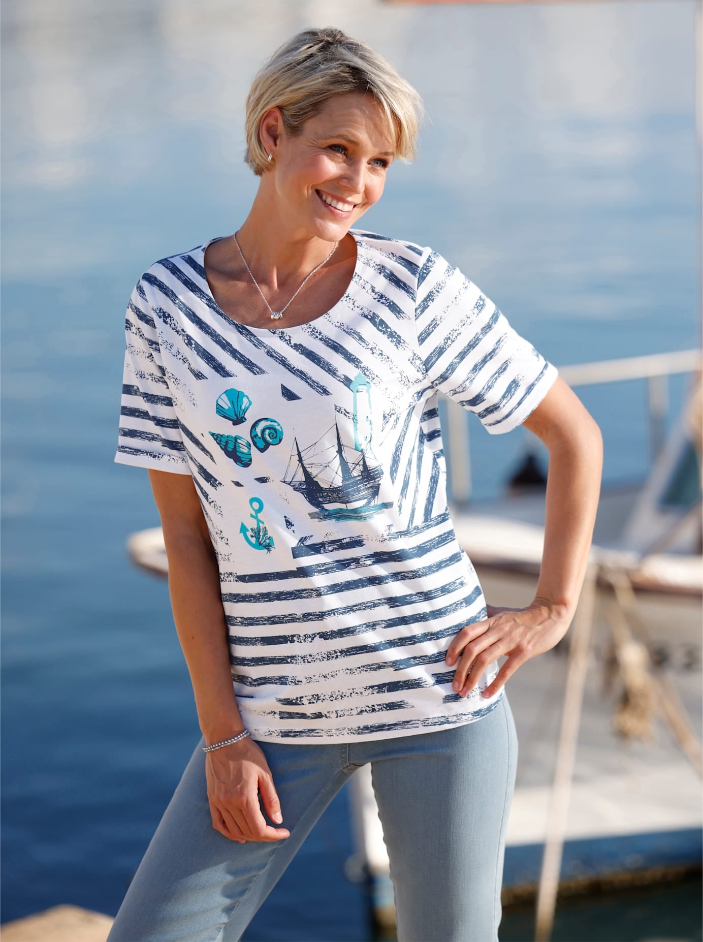 Classic Basics T-Shirt "Kurzarm-Shirt" 1 Stk. tlg. günstig online kaufen