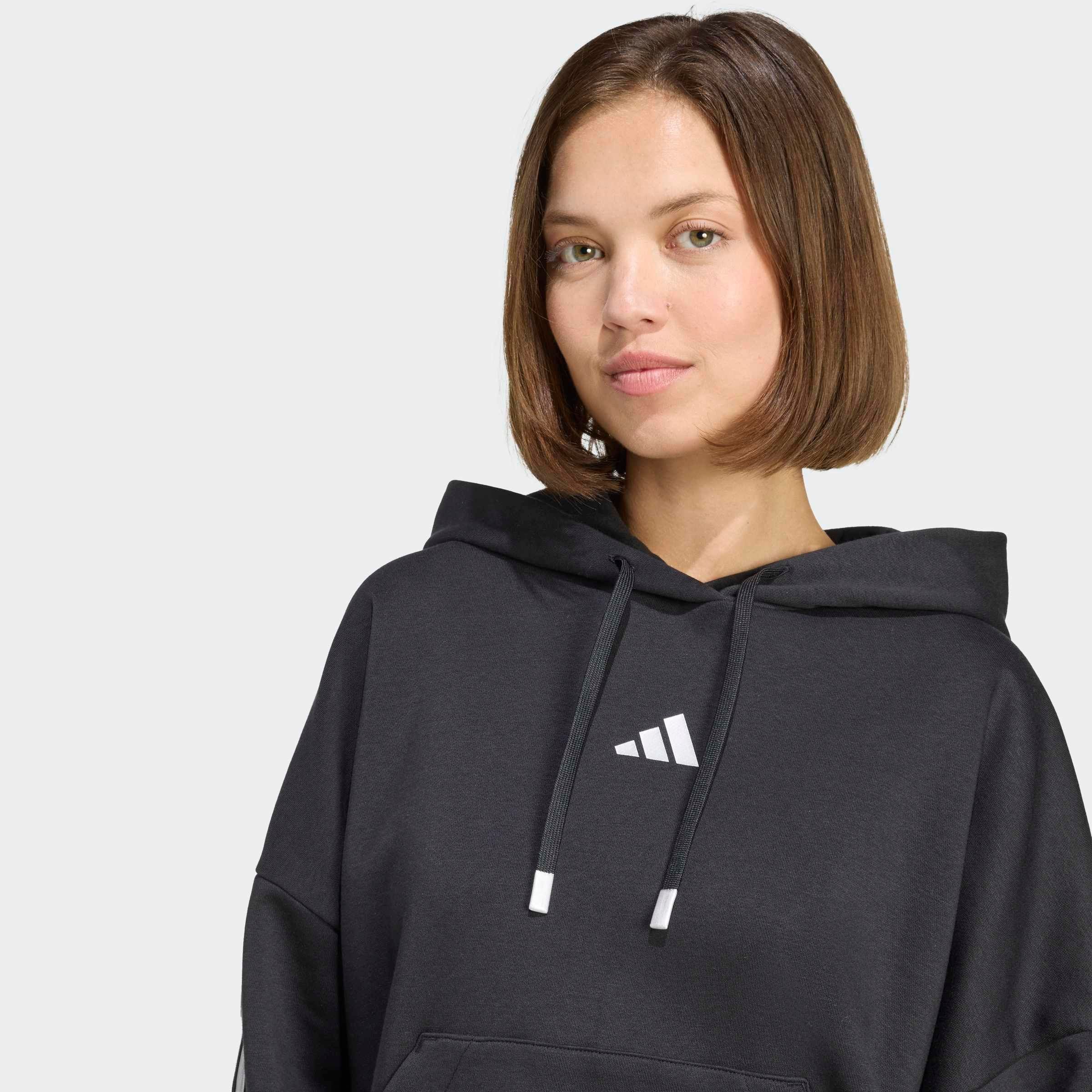 adidas Sportswear Kapuzensweatshirt »HOLIDAY 3-STREIFEN FLEECE HOODIE«
