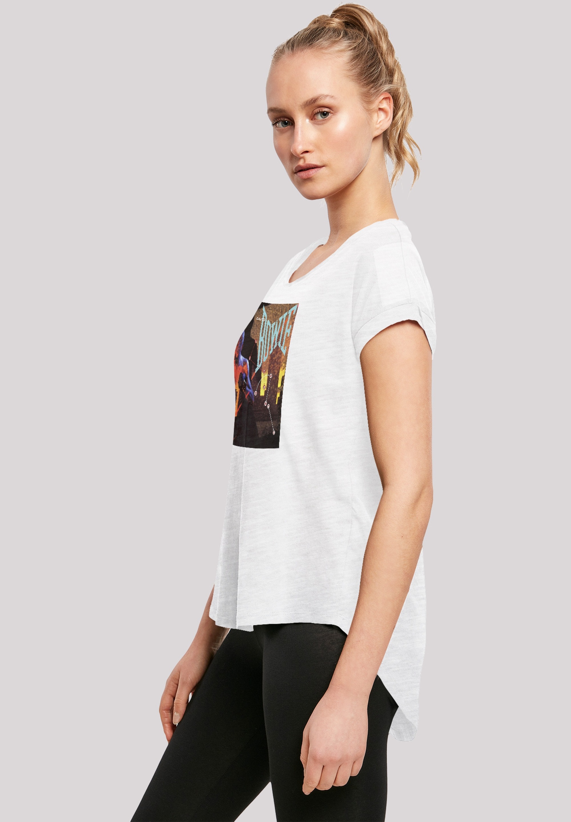 F4NT4STIC T-Shirt »David Bowie Let's Dance Album Cover'«, Print