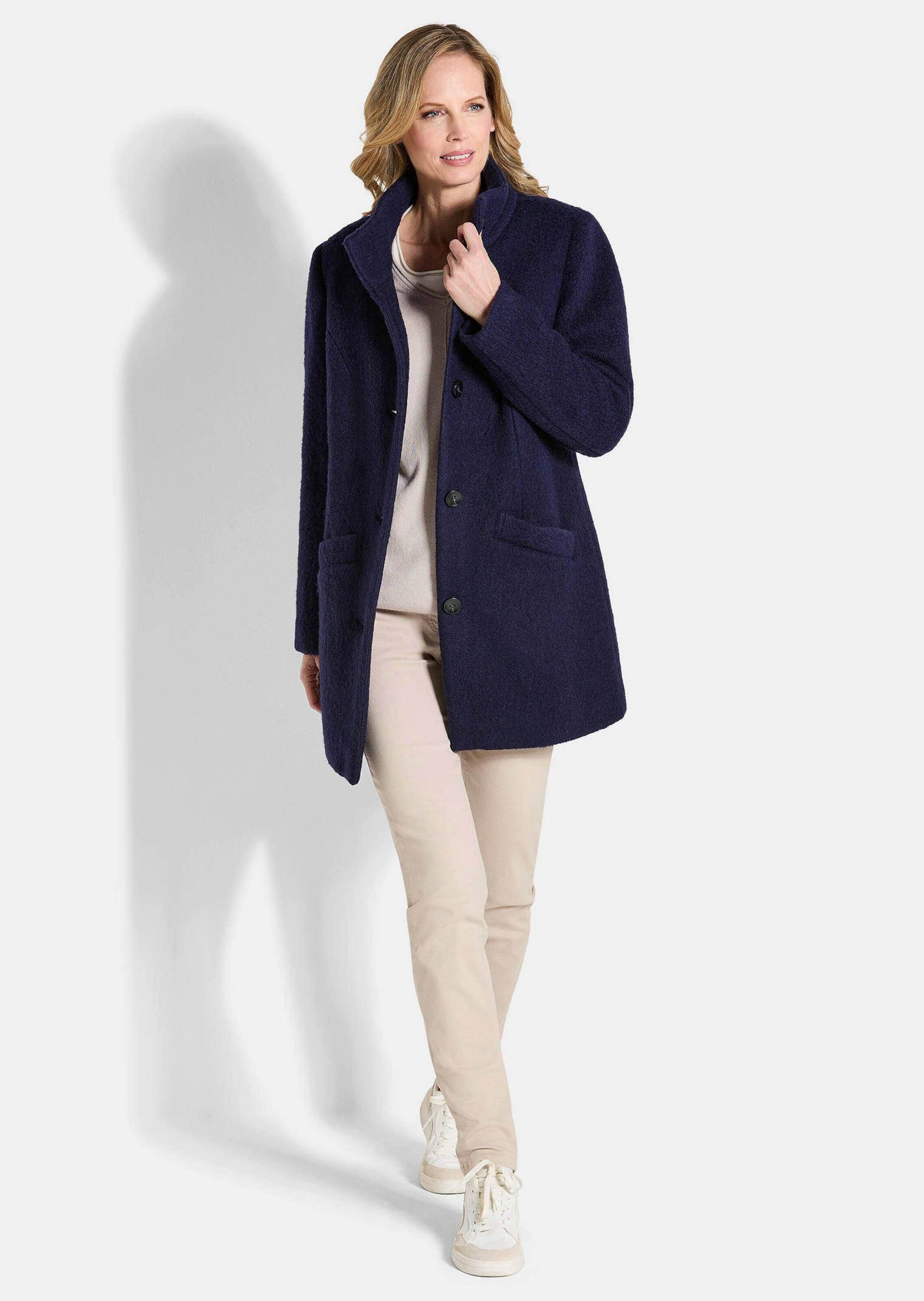 GOLDNER Langmantel "Stepp-Winterjacke mit Kapuze" Mit hochwertigem Twillfut günstig online kaufen