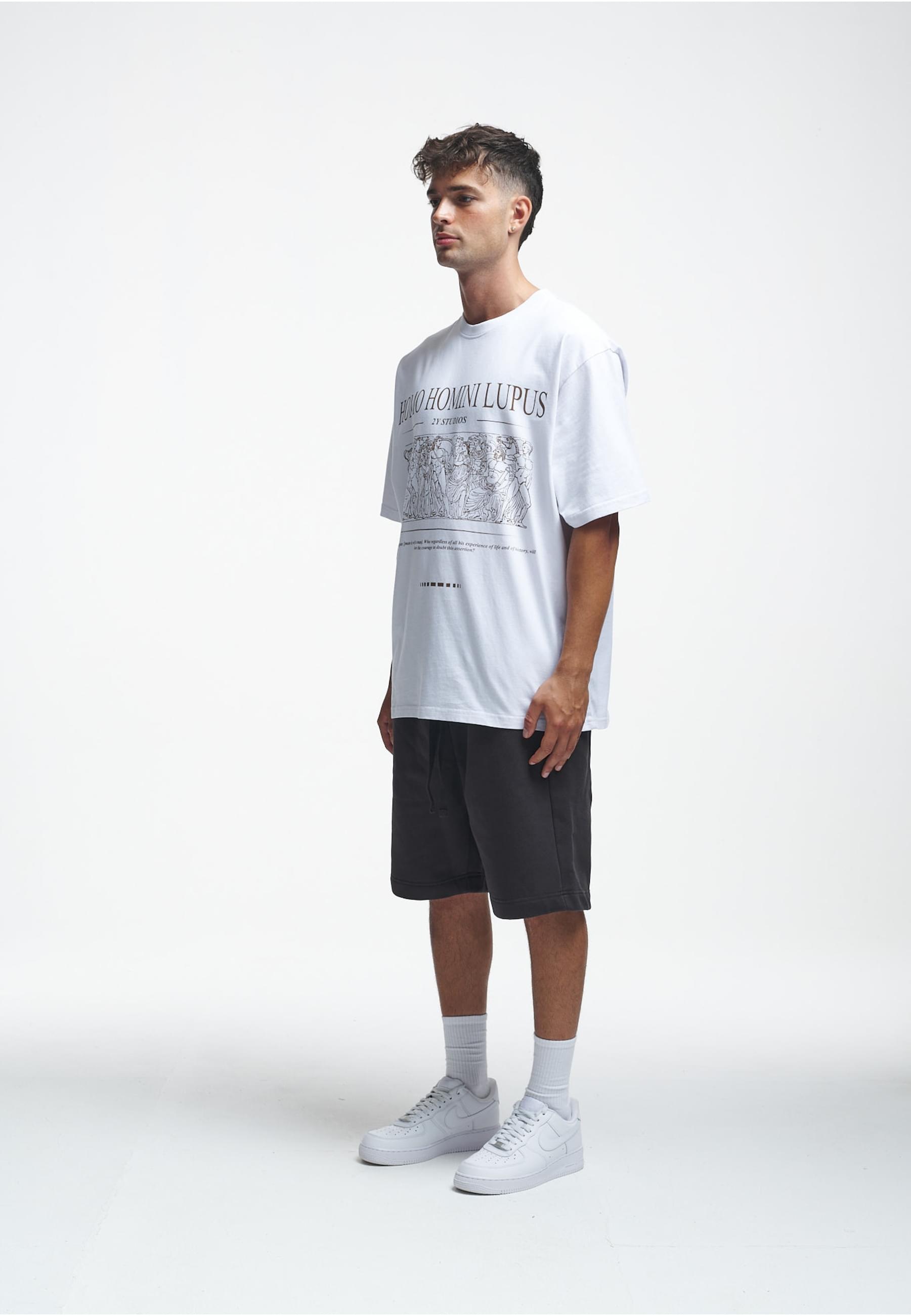 2Y Studios T-Shirt »2Y Studios Herren 2Y Homini Oversize Tee«, (1 tlg.)