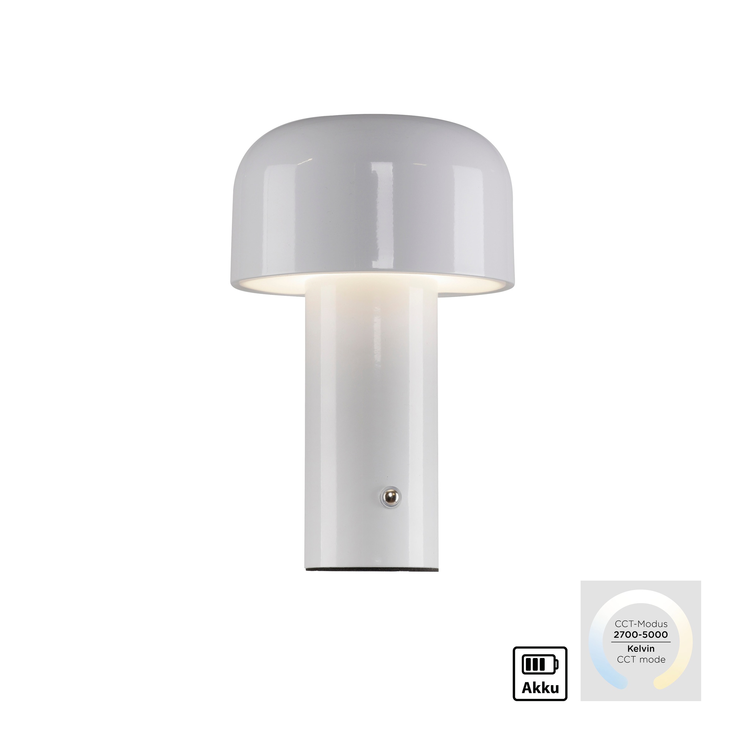 JUST LIGHT Tischleuchte »AGNES«, 1 flammig, Leuchtmittel LED-Modul | LED fest integriert, Akkuleuchte