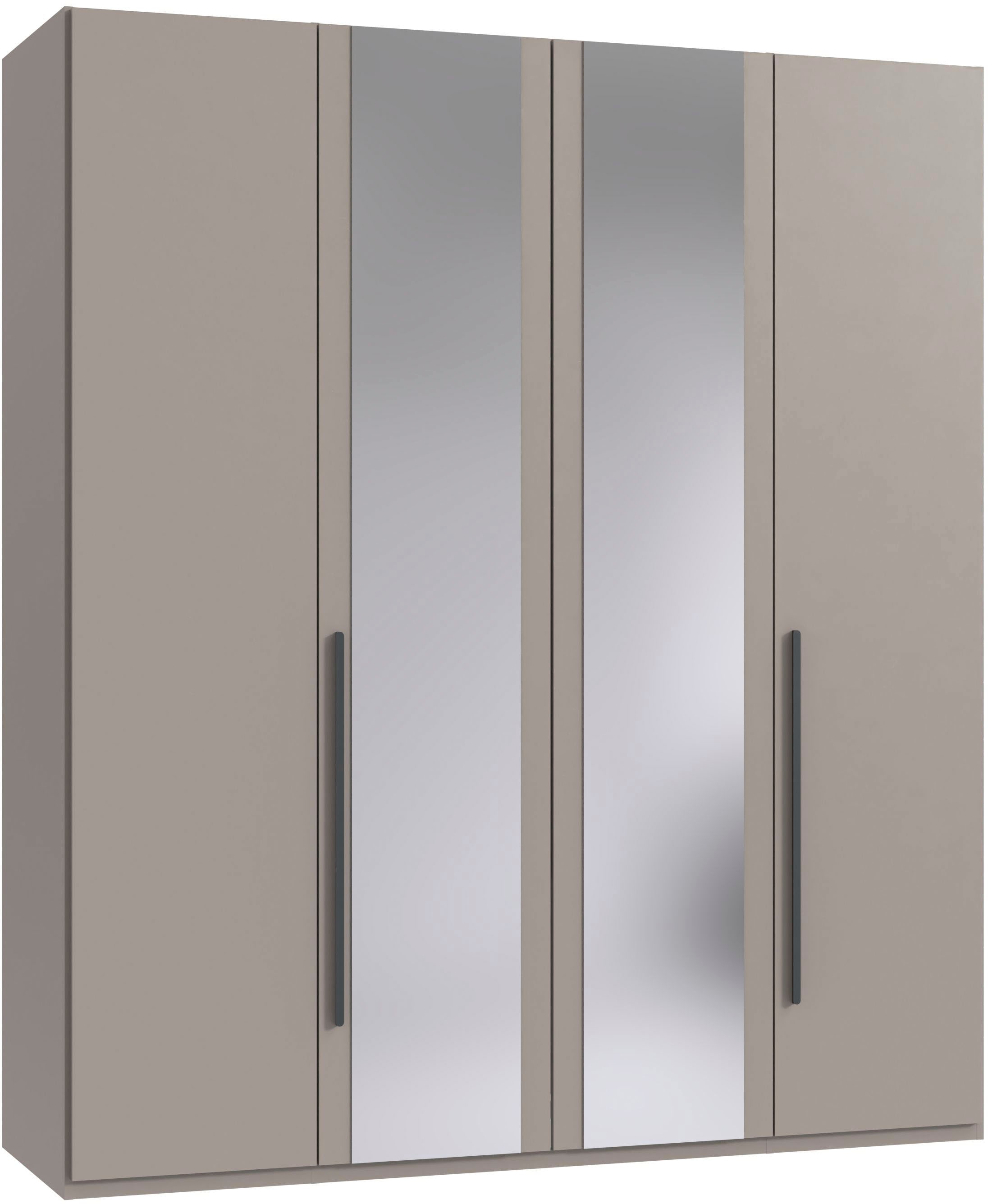 Wimex Drehtürenschrank "London in den Breiten 180cm, 225cm und 270cm erhältlich, inkl. Spiegel" Kleiderschrank wahlweise mit Basic- o. Premium-Ausstattung erhältlich
