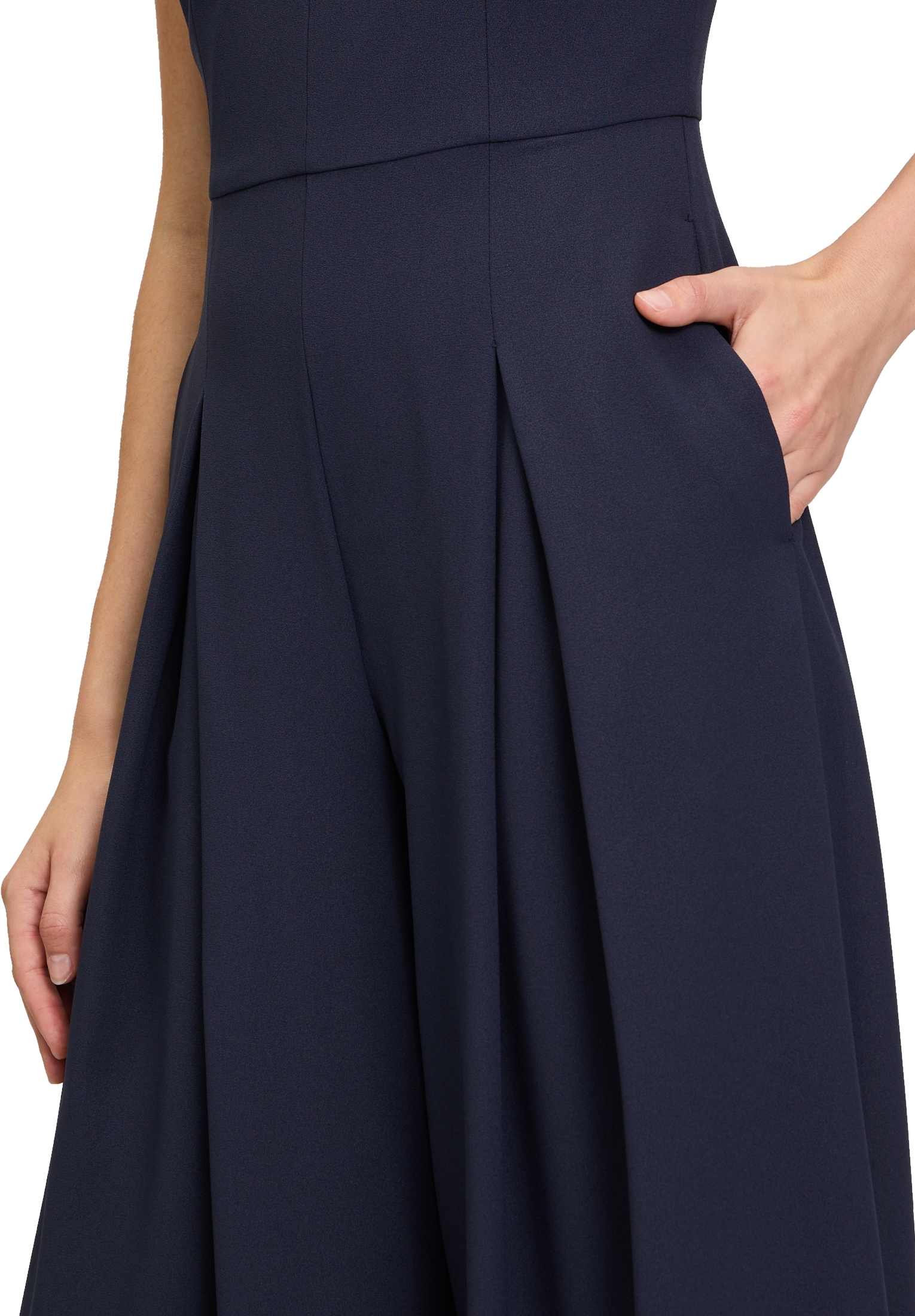 Vera Mont Overall »Vera Mont Jumpsuit mit Volant«, (1 tlg.), Taschen