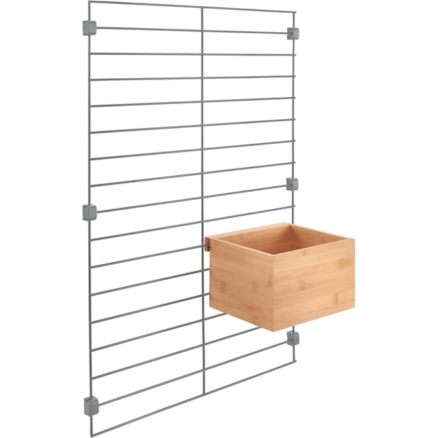 Metaltex Organizer »Mural line«, (Set, 2 St.), Aufbewahrungsbox, Bambus |  BAUR