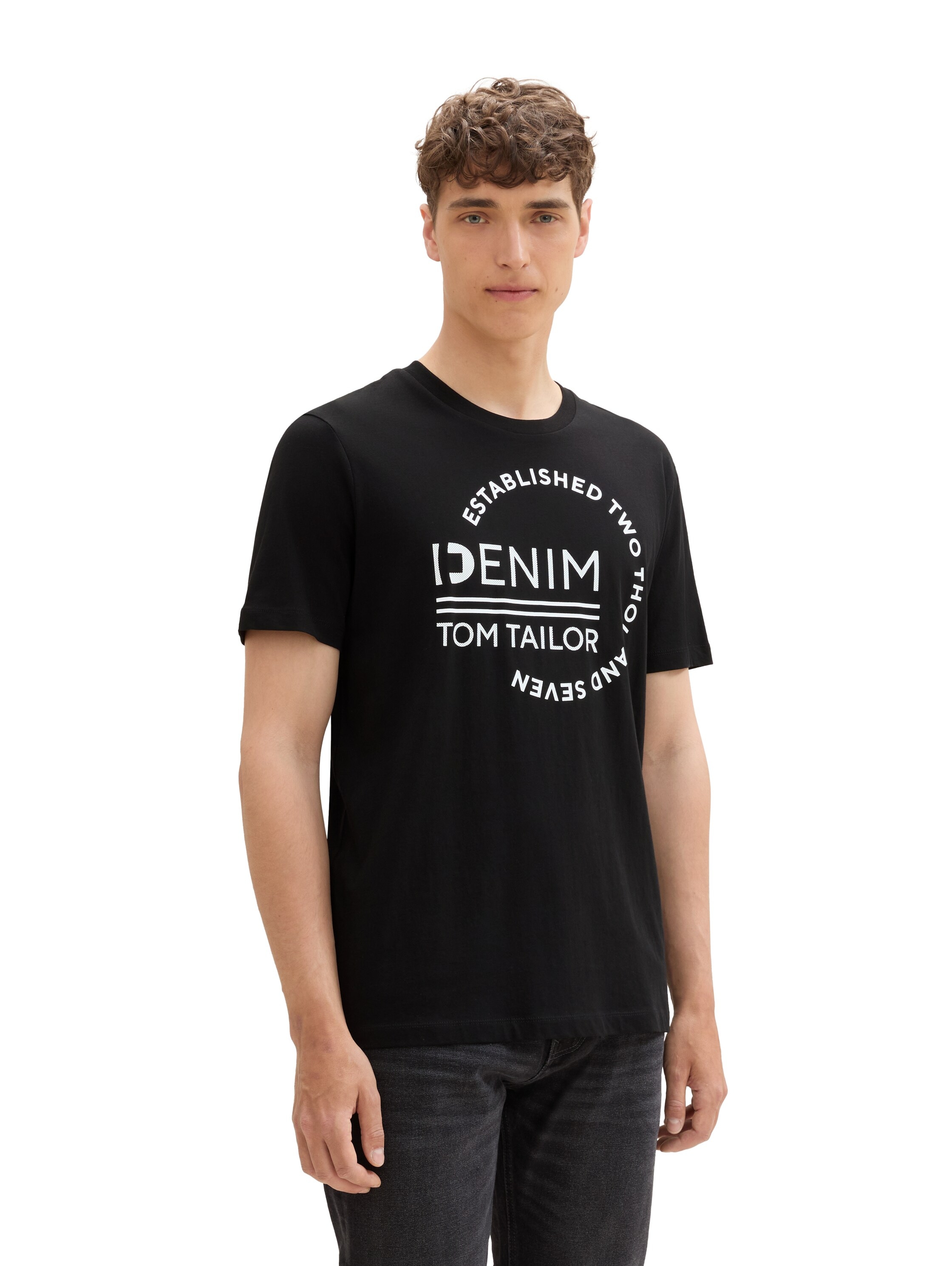 TOM TAILOR Denim T-Shirt, mit verschiedenen Logo Prints günstig online kaufen