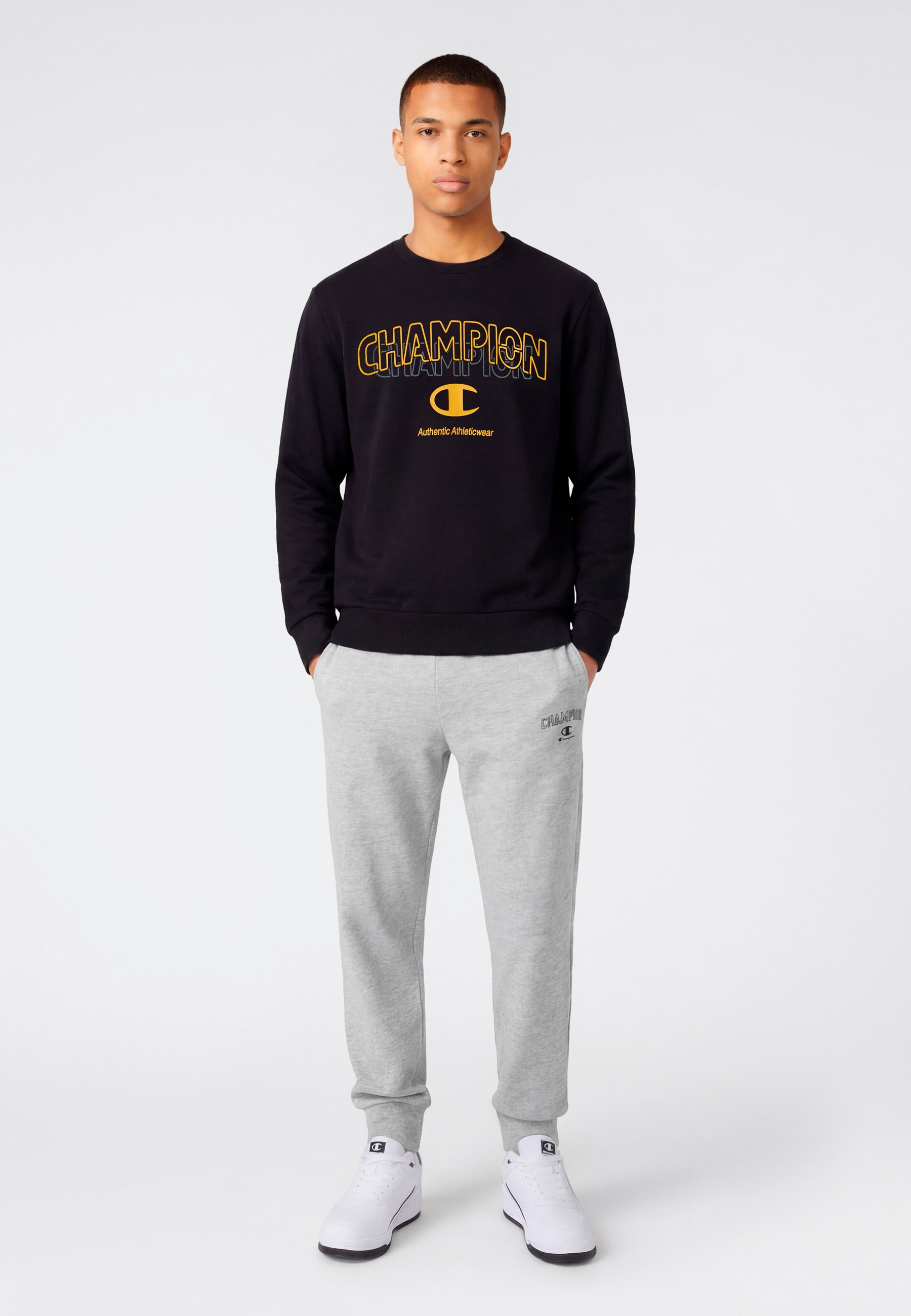 Champion Sweatshirt »Graphic Terry Crewneck Sweatshirt«, mit Rundhalsausschnitt, sportlicher Schnitt, ohne Verschluss
