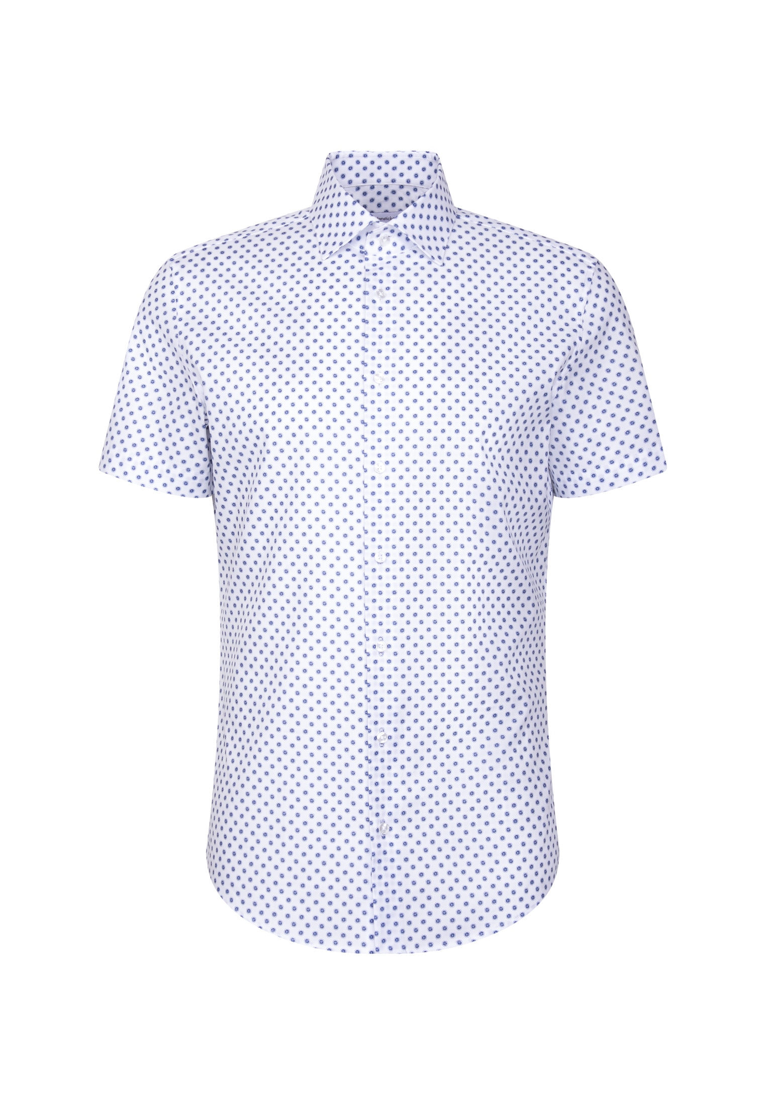 seidensticker Businesshemd »Schwarze Rose« Slim 1/2 Kentkragen Druck