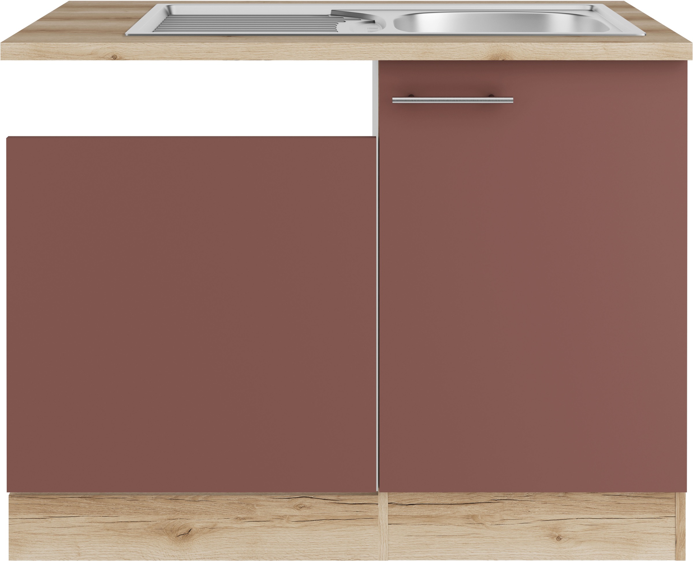OPTIFIT Spülenschrank »Bella«, Breite 110 cm, für teilintegrierten Geschirrspüler