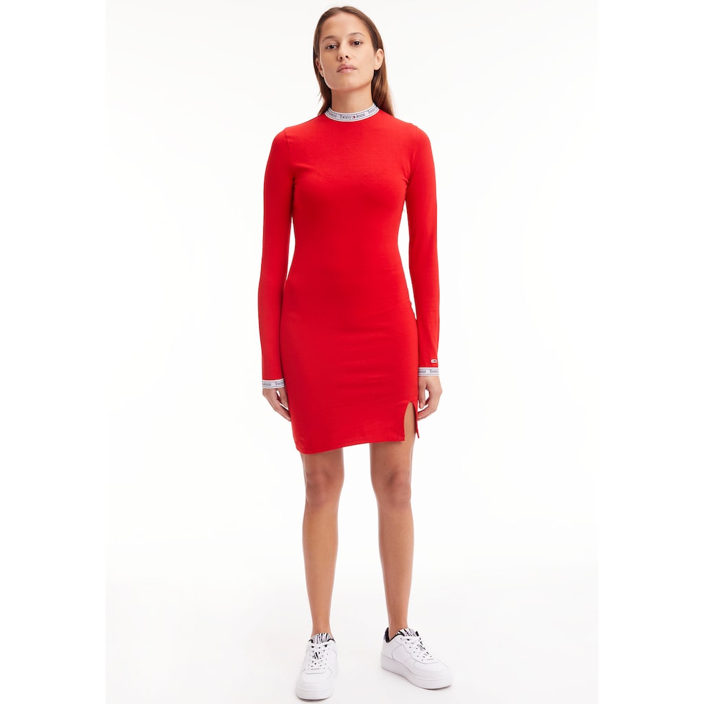 Tommy Jeans Jerseykleid »TJW LS LOGO BODYCON DRESS«