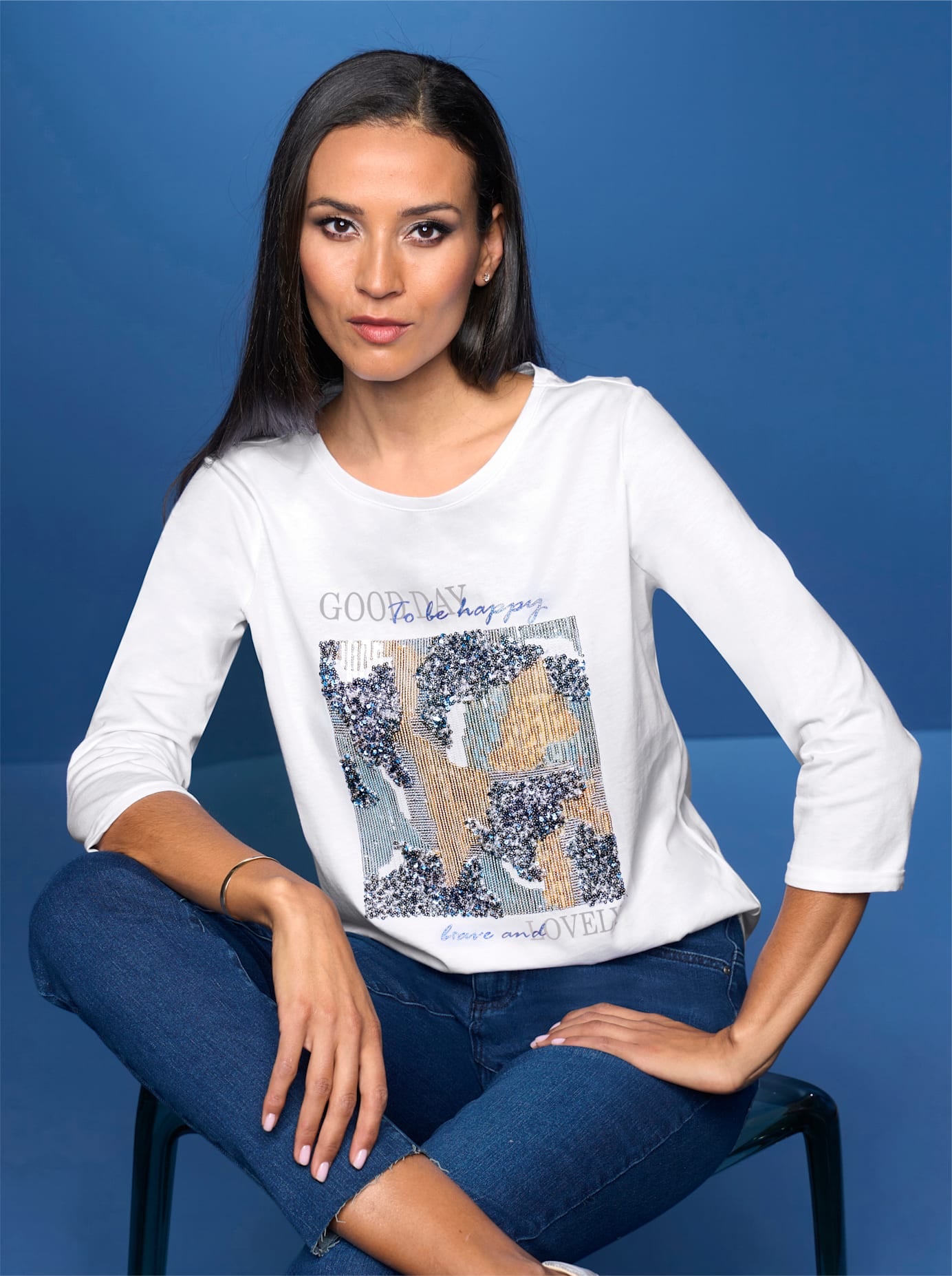 heine 3/4-Arm-Shirt "Shirt" 1 Stk. tlg. günstig online kaufen
