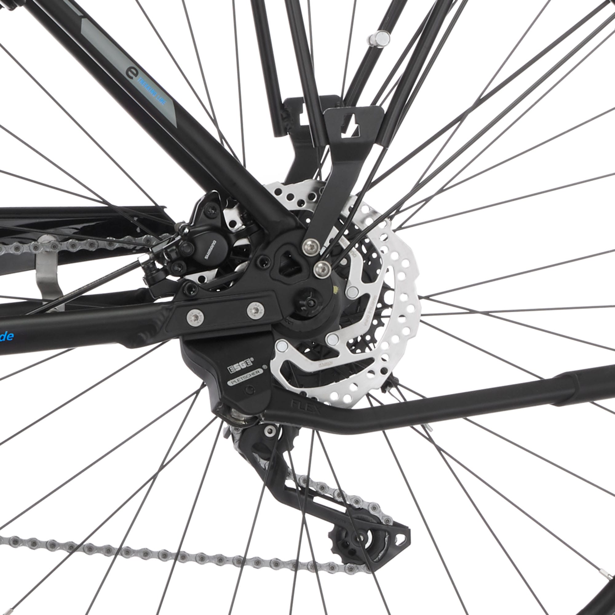 FISCHER Fahrrad E-Bike »VIATOR 1861.1 557«, 9 Gang, Shimano, XT, Mittelmotor 557 W, (mit Akku-Ladegerät-mit Werkzeug)