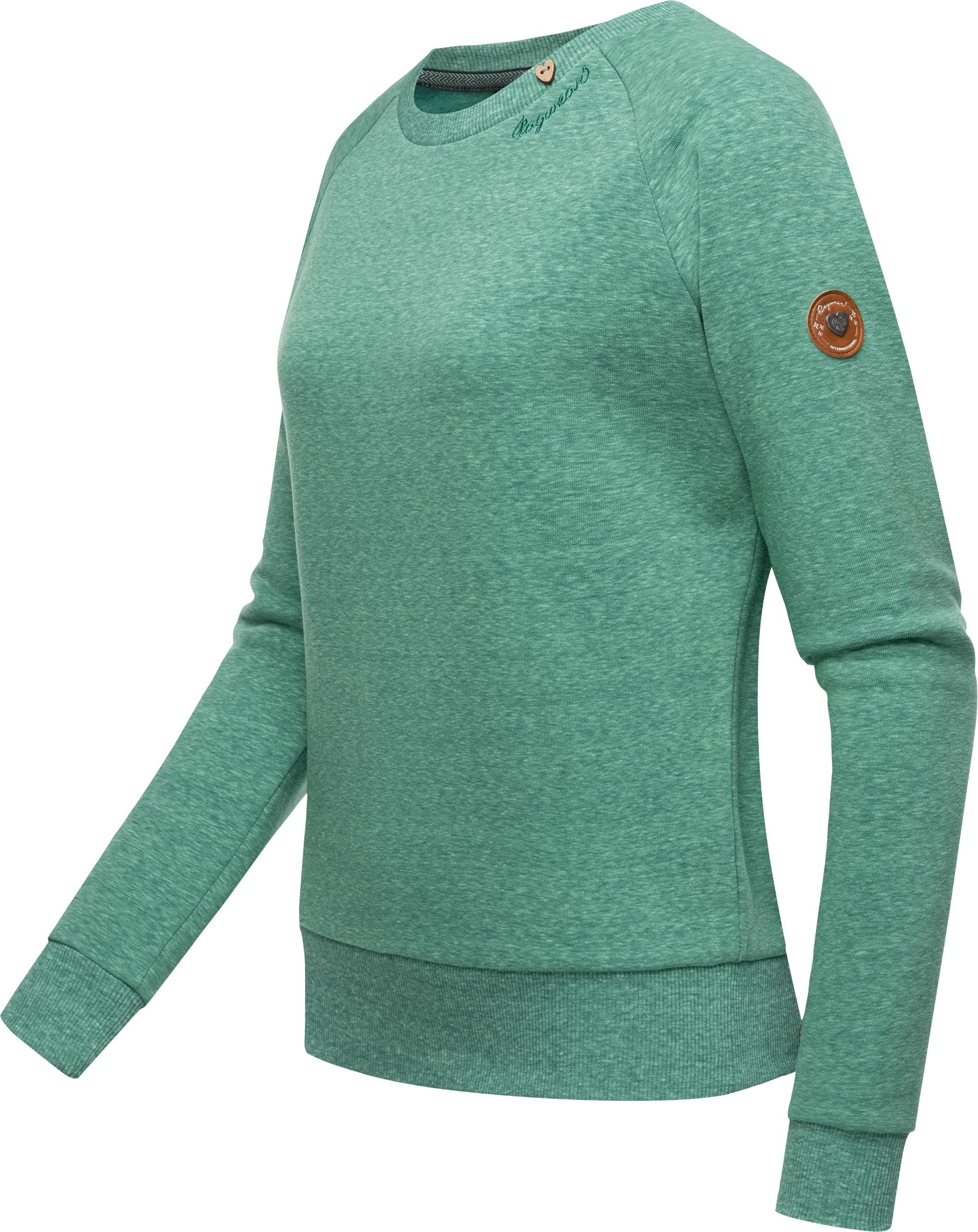 Ragwear Sweatshirt »Johanka Intl.«, Damen Pullover mit kuschelig weichem Innenfutter
