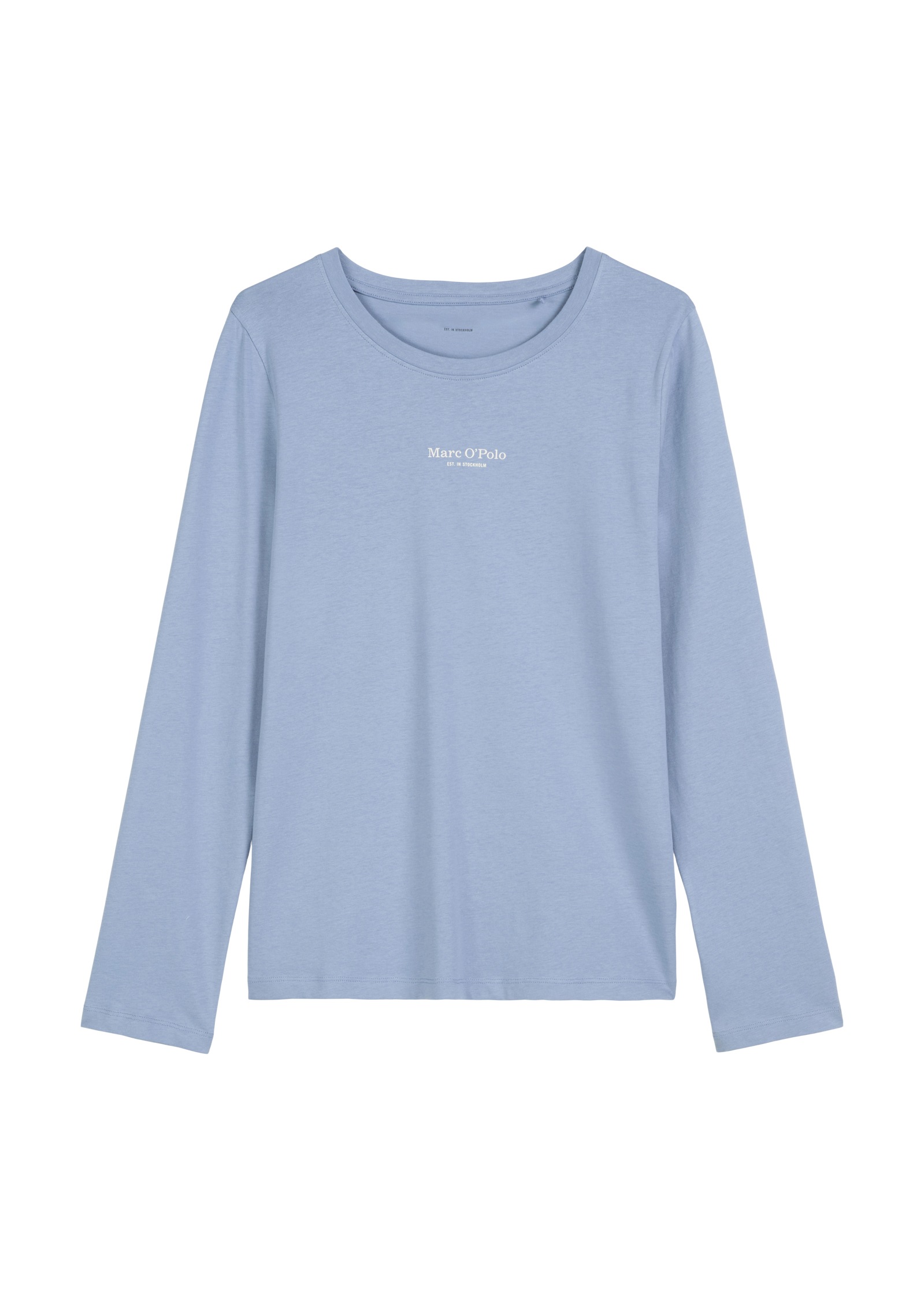 Marc O'Polo Langarmshirt »Mix N Match Cotton«, Baumwolle, weich, atmungsaktiv, Rundhals-Ausschnitt