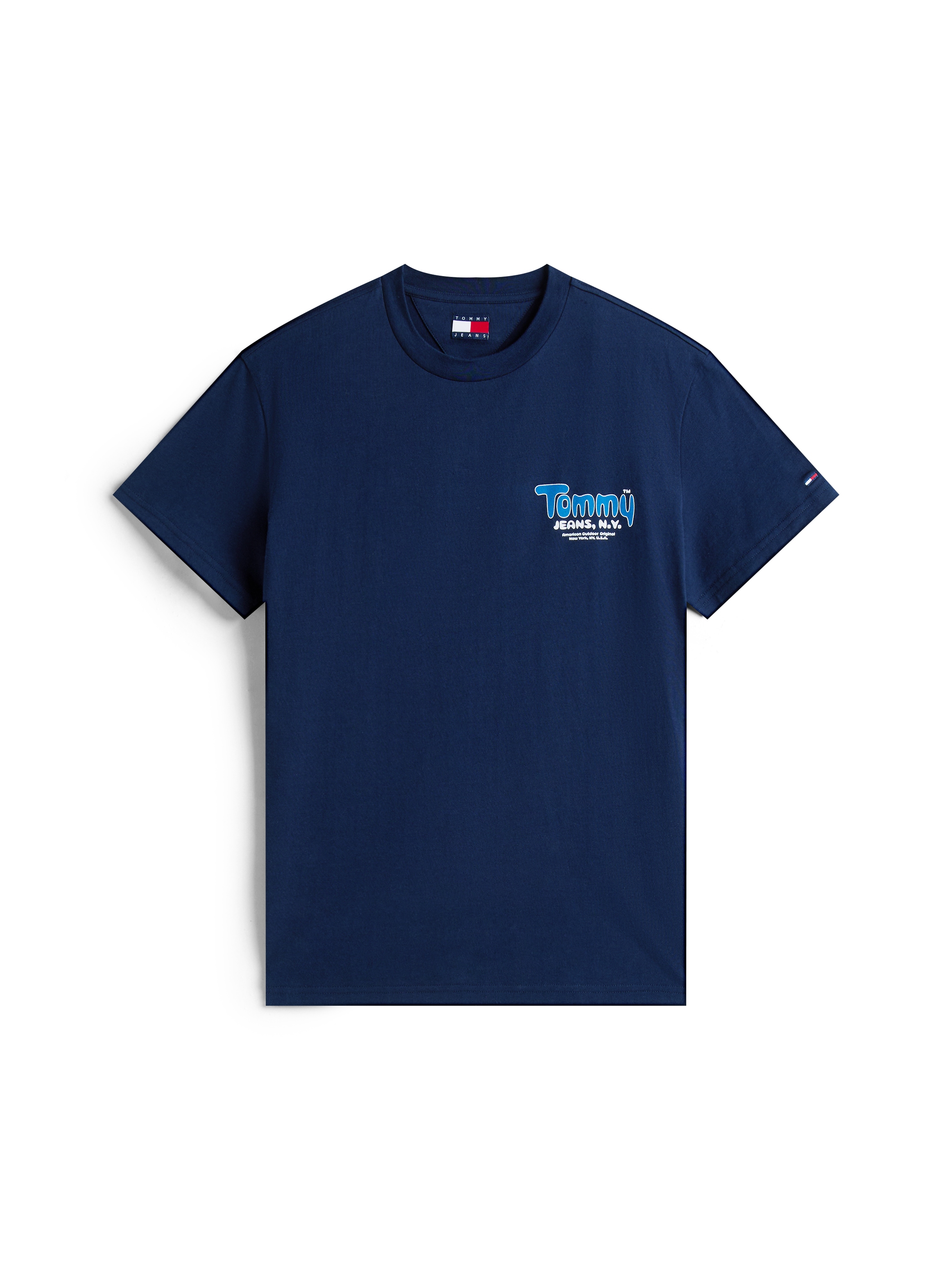 Tommy Jeans T-Shirt »FONT PLAY TEE«, Slim fit mit Rundhalsausschnitt