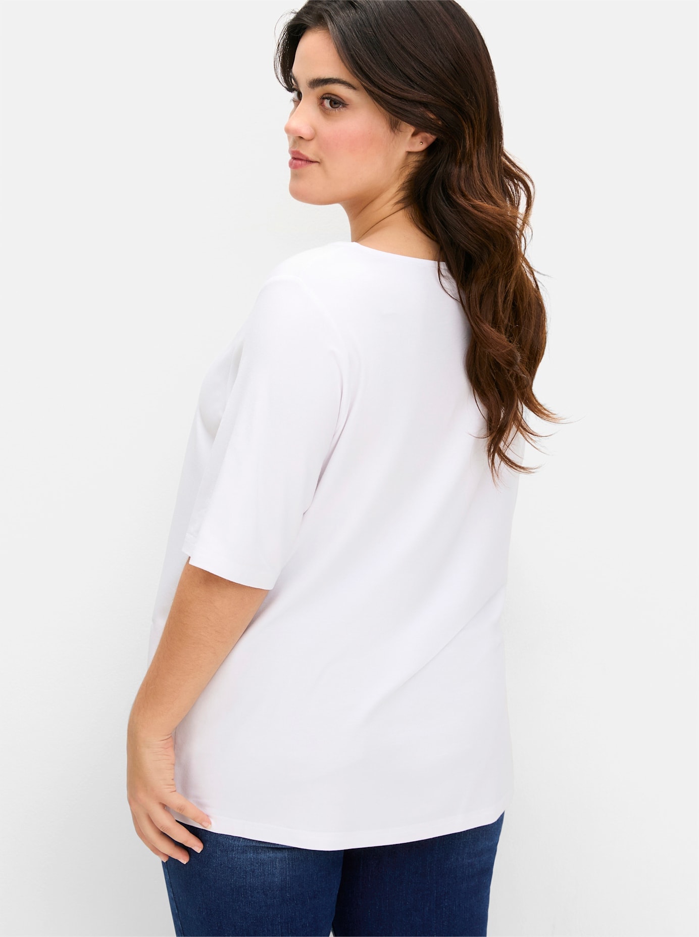 Sheego T-Shirt »T-Shirt«, (1 tlg.)