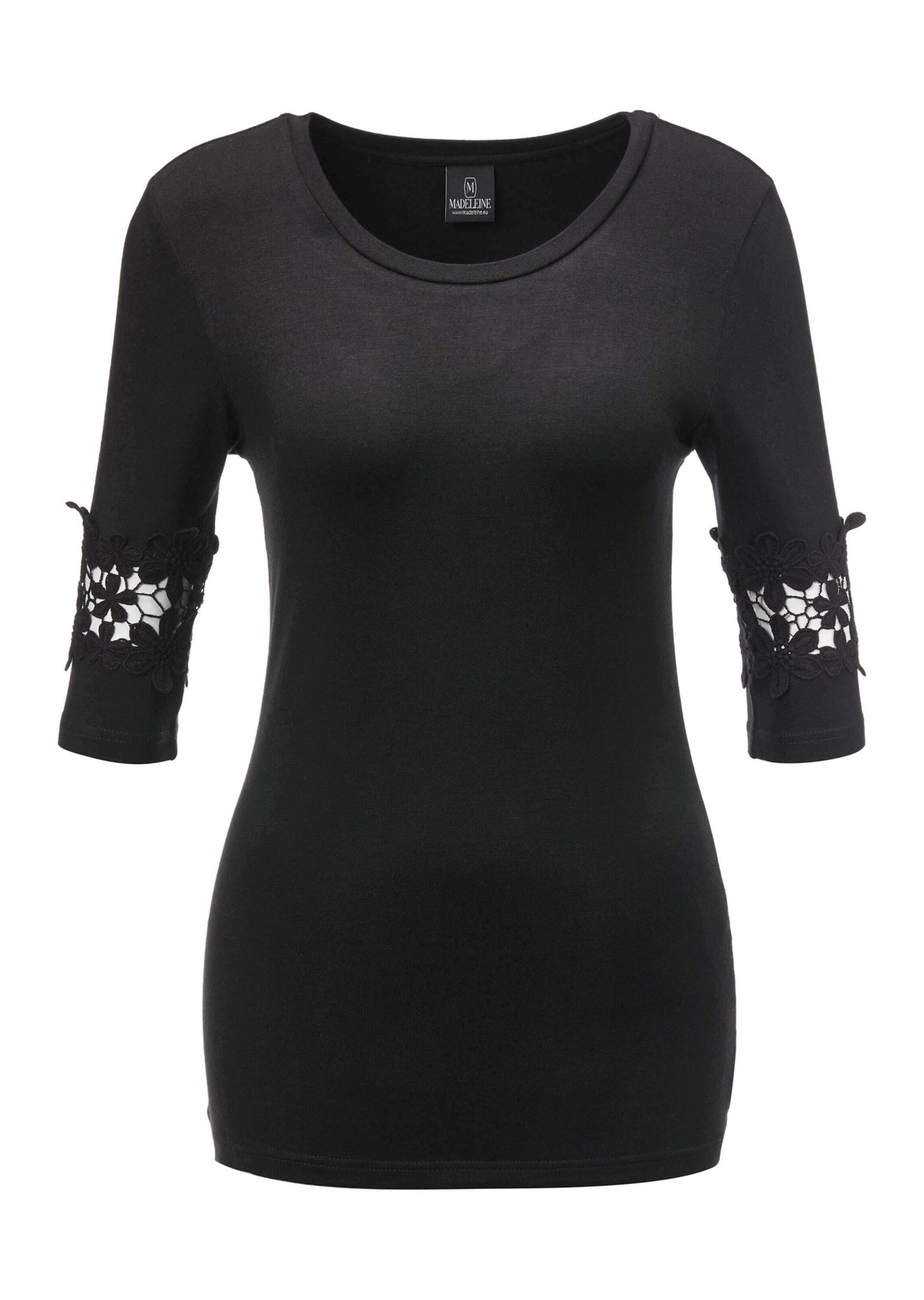 MADELEINE Kurzarmshirt "Shirt Shirt mit Halbarm und Spitzendetail" günstig online kaufen