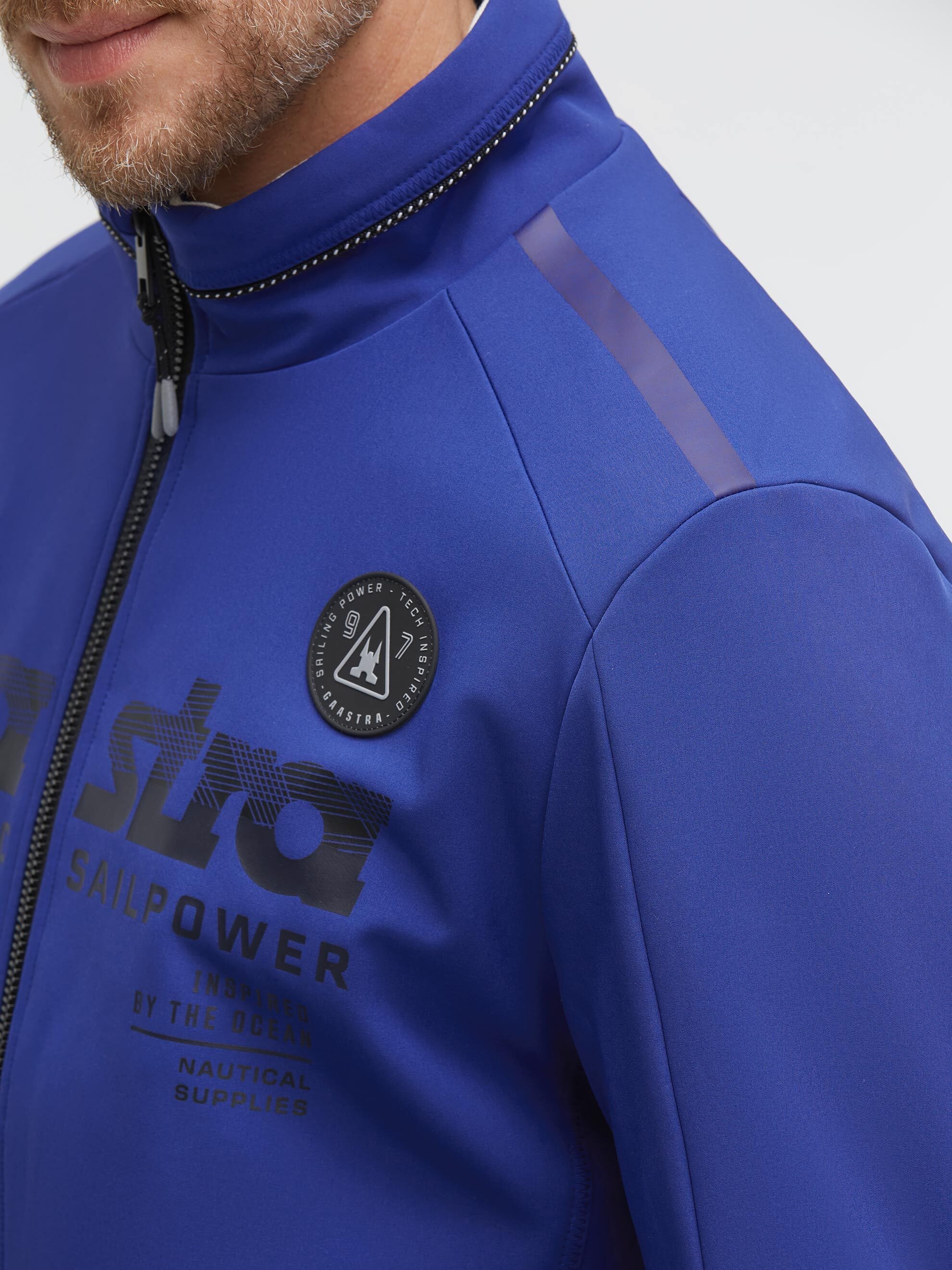 Gaastra Softshelljacke ohne Kapuze mit Windfangleiste