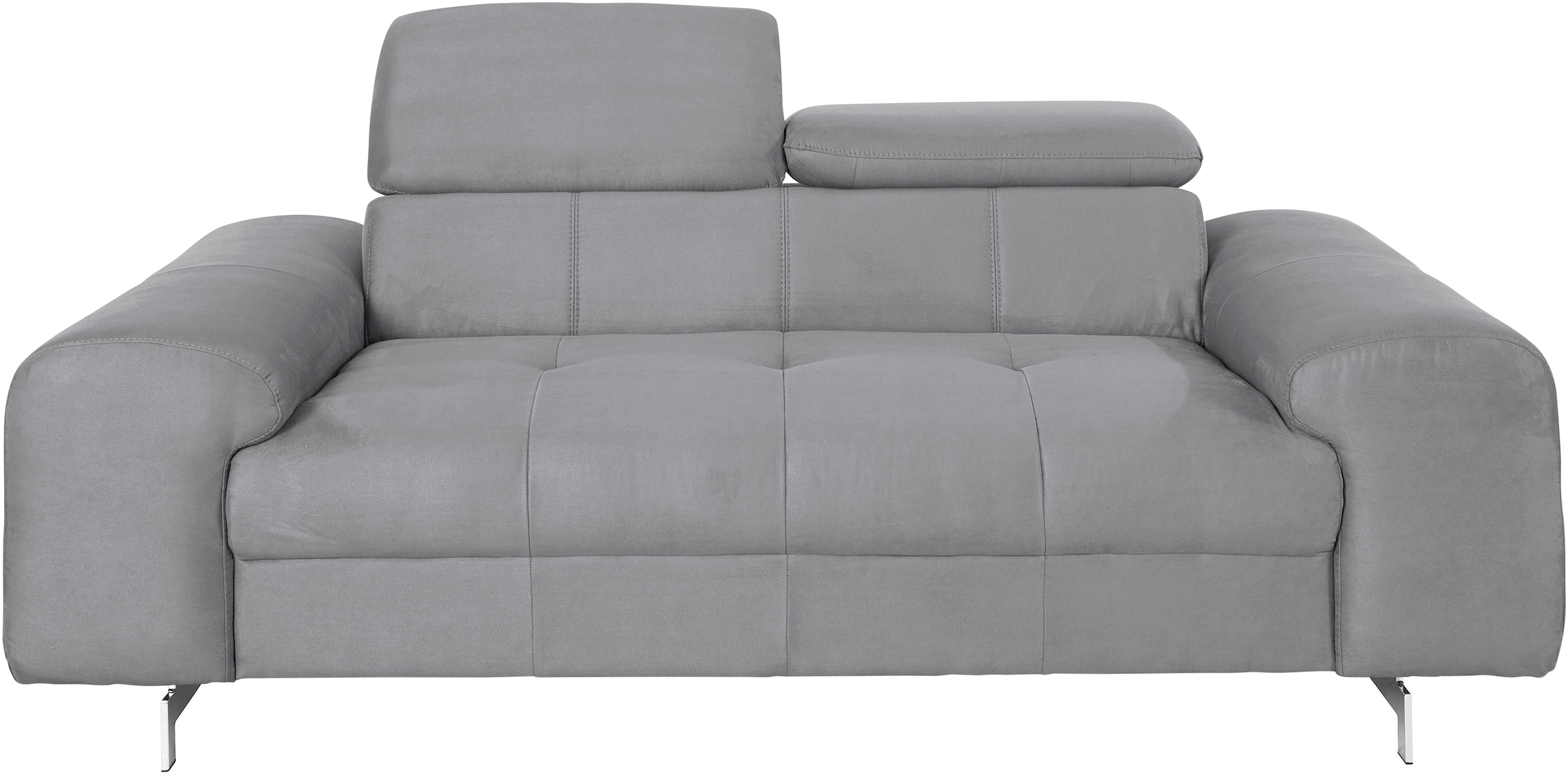 COTTA 2-Sitzer »Chef« Big-Sofa mit Kopfteilverstellung, edle Metallkufen