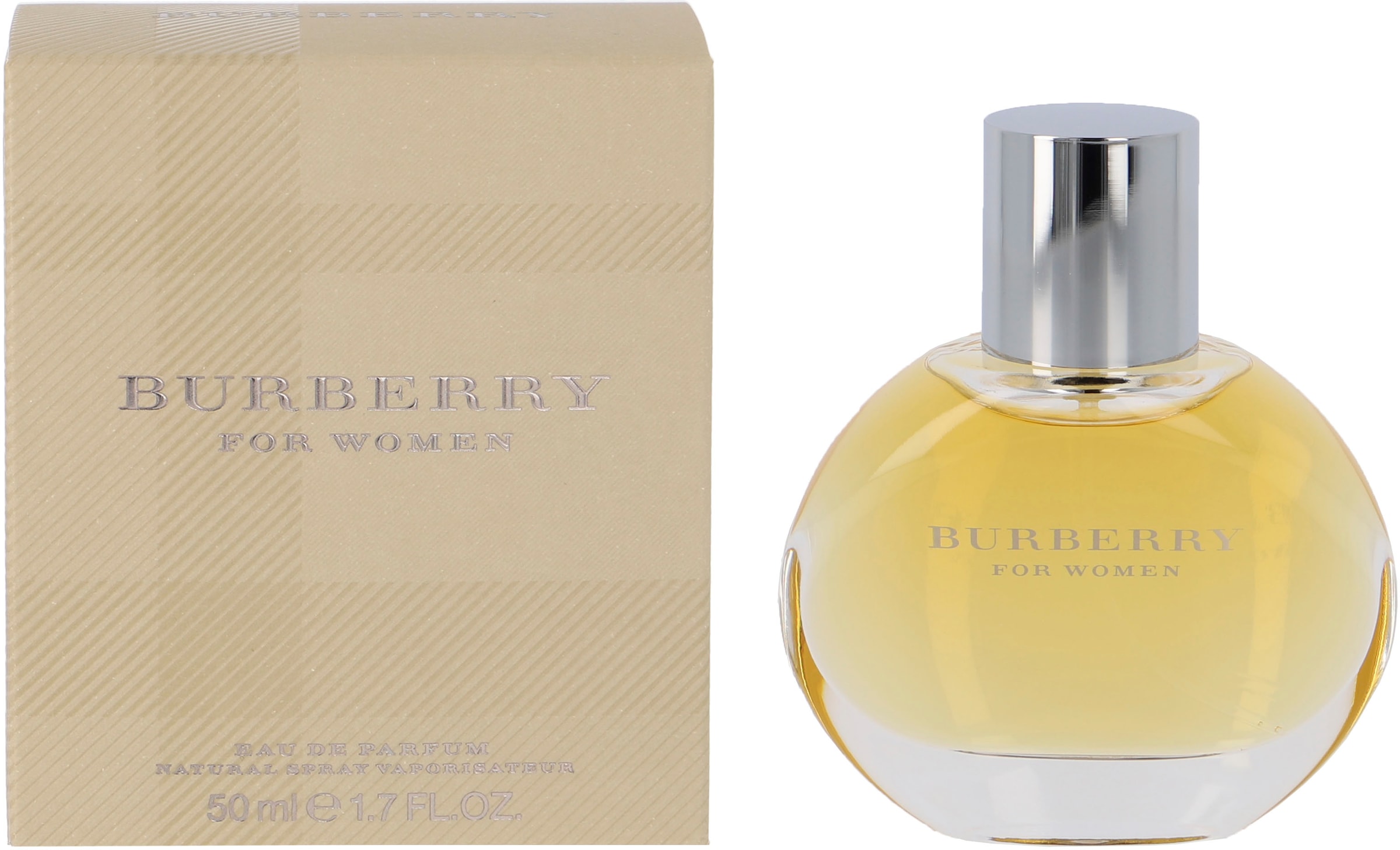 BURBERRY Eau de Parfum »Classic Women«, Fruchtiger Damenduft mit Johannisbeere, Jasmin und Vanille.