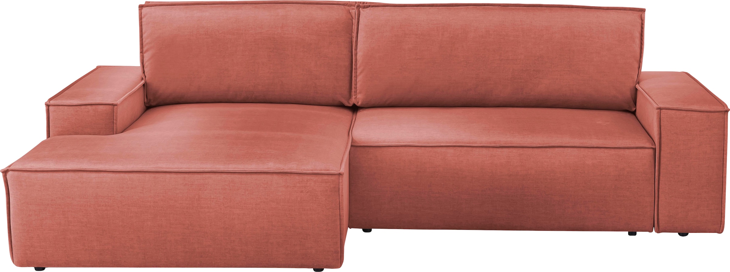 Ecksofa SHERWOOD Schlafsofa, mit Bettkasten, Cord-Bezug