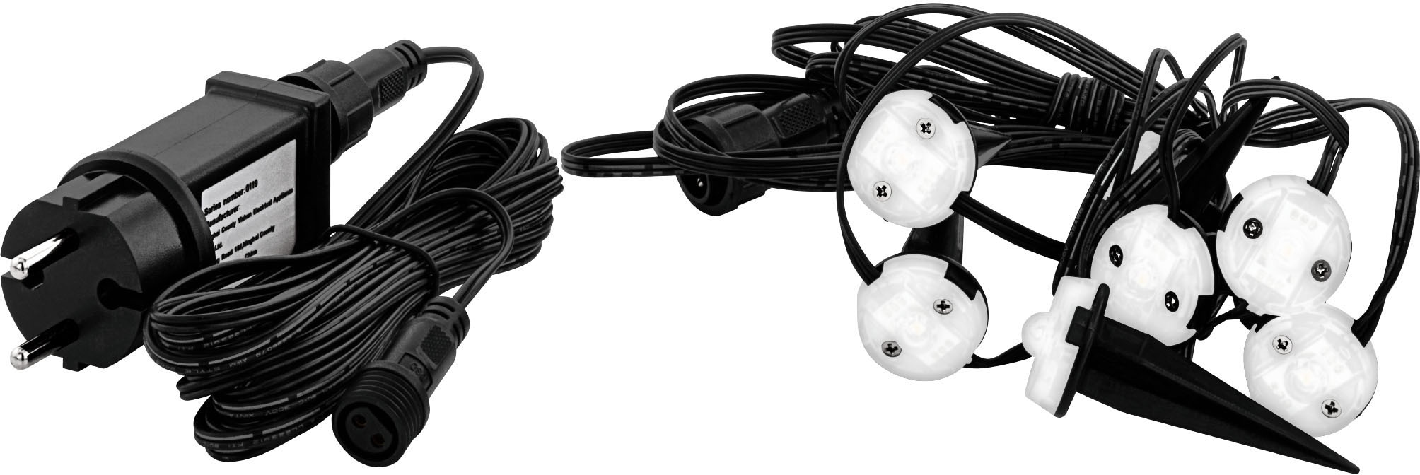 6X0,4W | EGLO in Kunststoff - 6 Warmweiß - LED-Lichterkette kaufen BAUR »SPINETOLI St.-flammig, 2«, Stehleuchte transparent aus