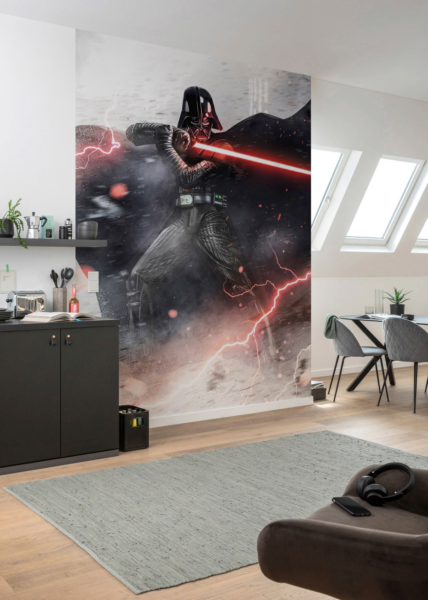 Komar Vliestapete »Digitaldruck Vlies - Star Wars Vader Dark Forces - Größe 200 x 280 cm«, bedruckt, Kinderzimmer