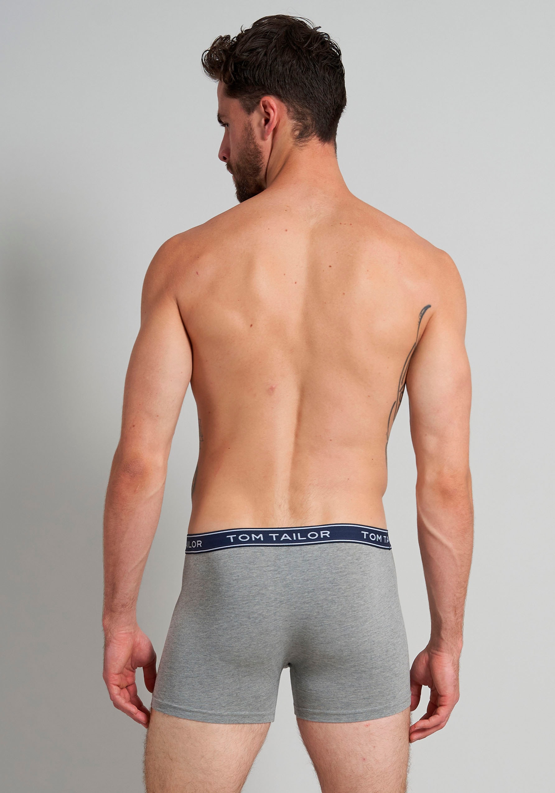 TOM TAILOR Boxershorts »Buffer«, (3er Pack), mit perfekter Passform für jeden Tag