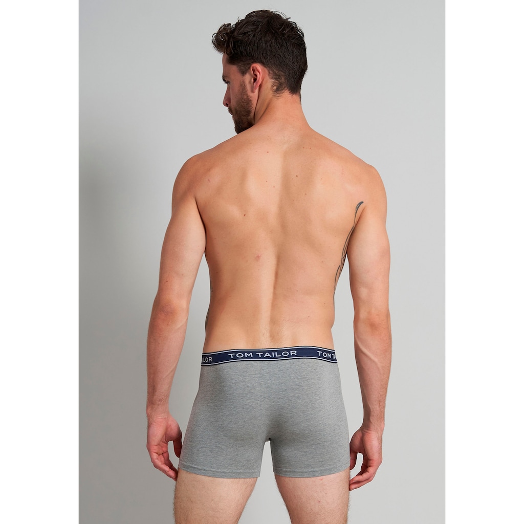 TOM TAILOR Boxershorts »Buffer«, (Packung, 3 St.)