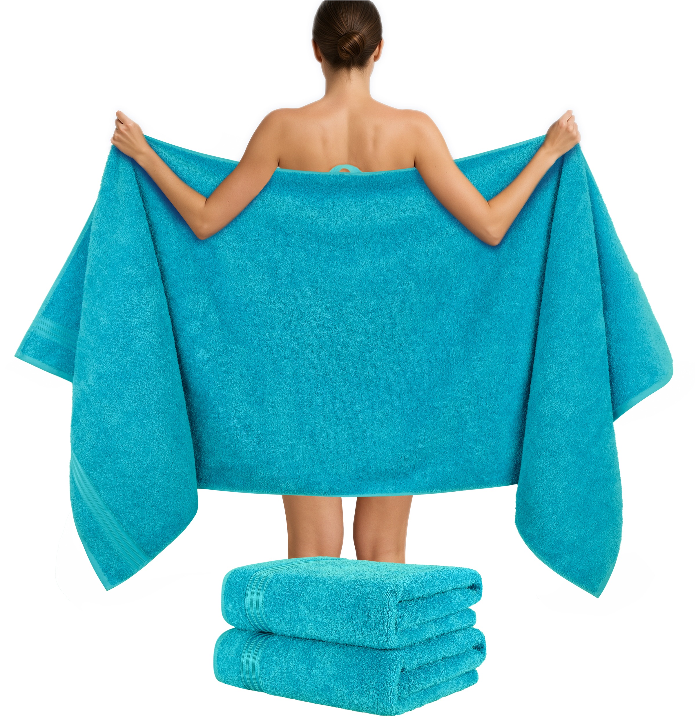 HAMMETEX Saunatuch "Hammetex 2er Set extra große Saunatücher" 100% Baumwoll günstig online kaufen