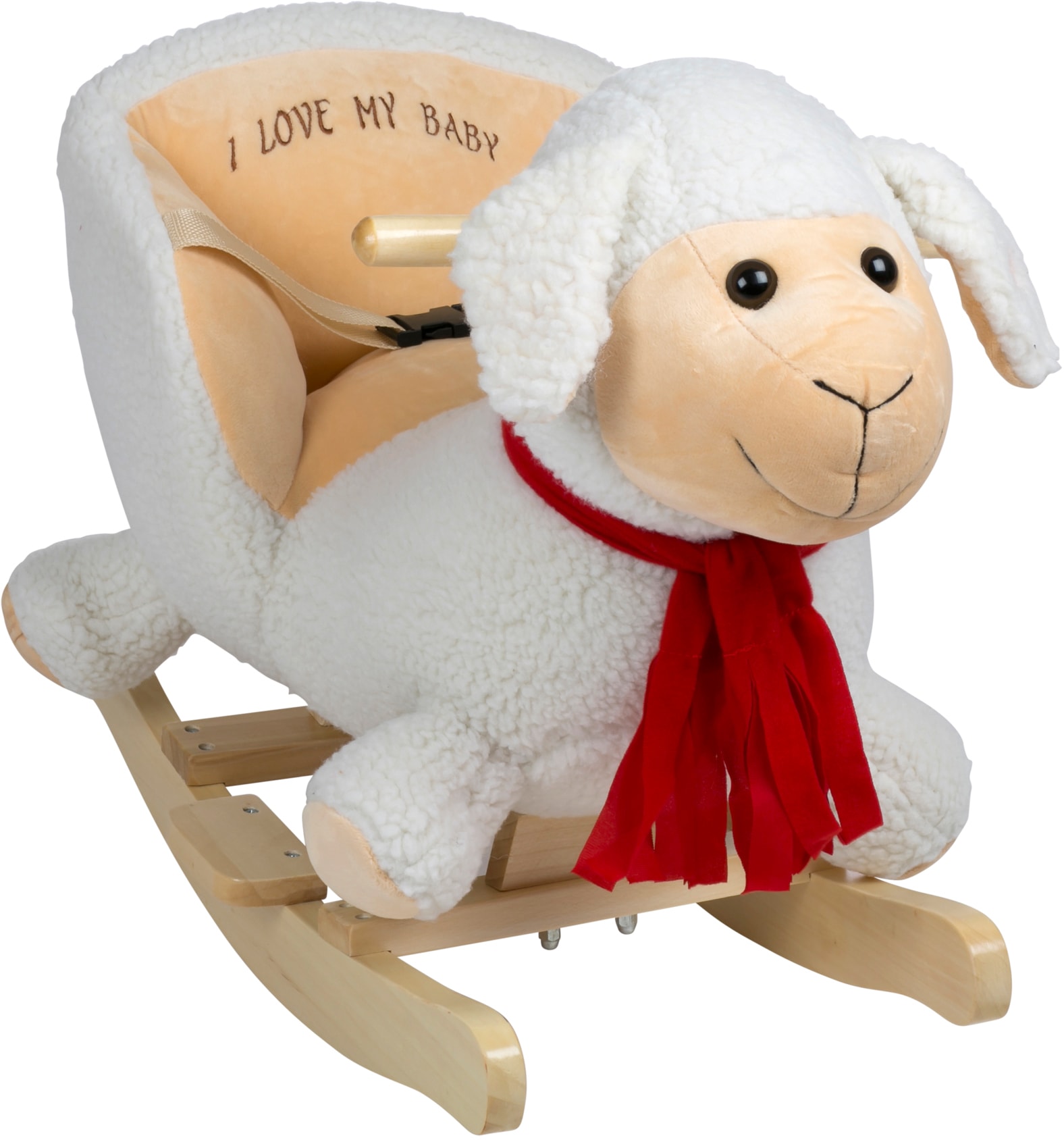 BabyGo Schaukeltier »Rocker Sheep«, mit Kufen und Griffen aus Birkenholz; Made in Europe