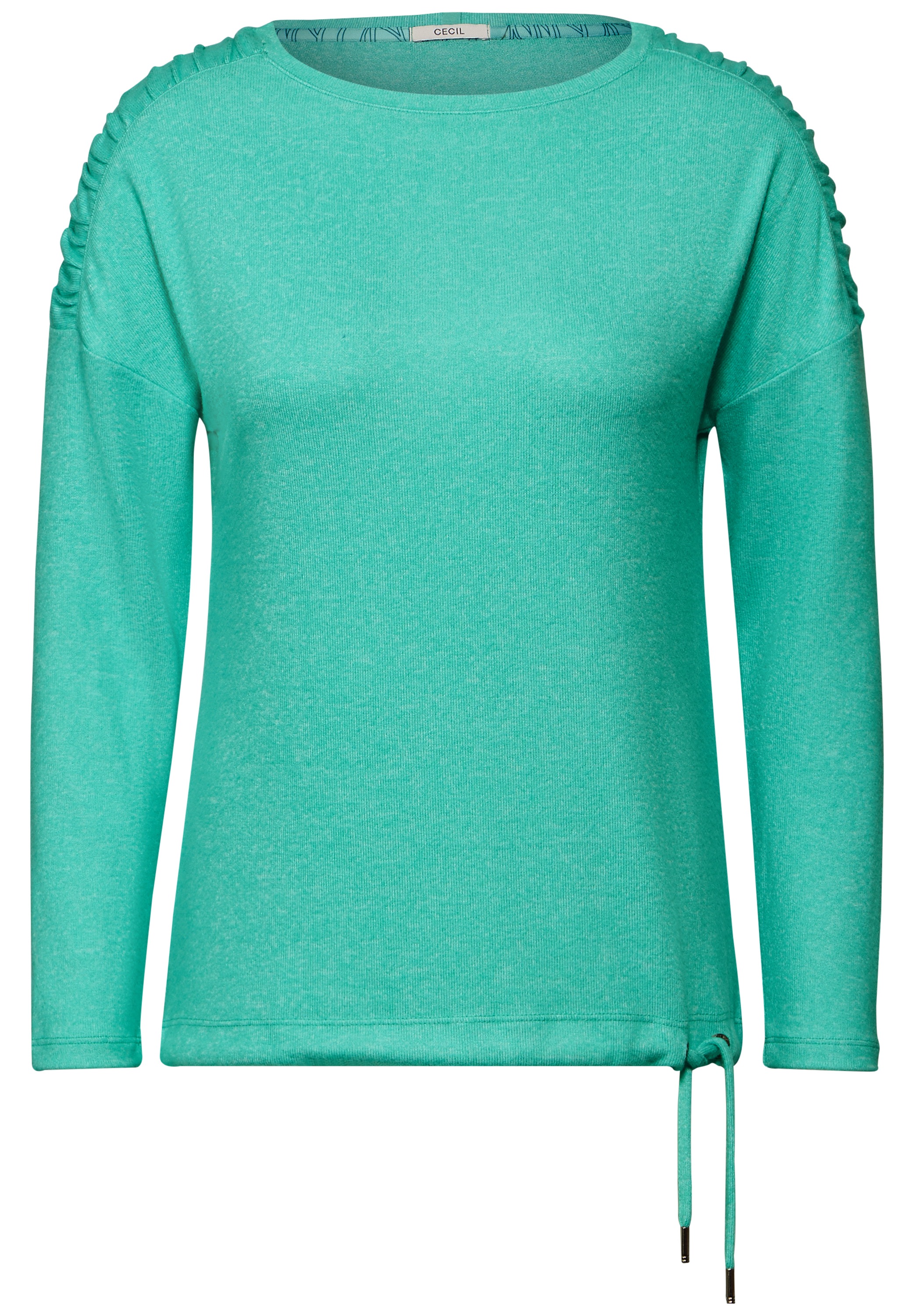 Cecil Langarmshirt, mit Tunnelzugsaum