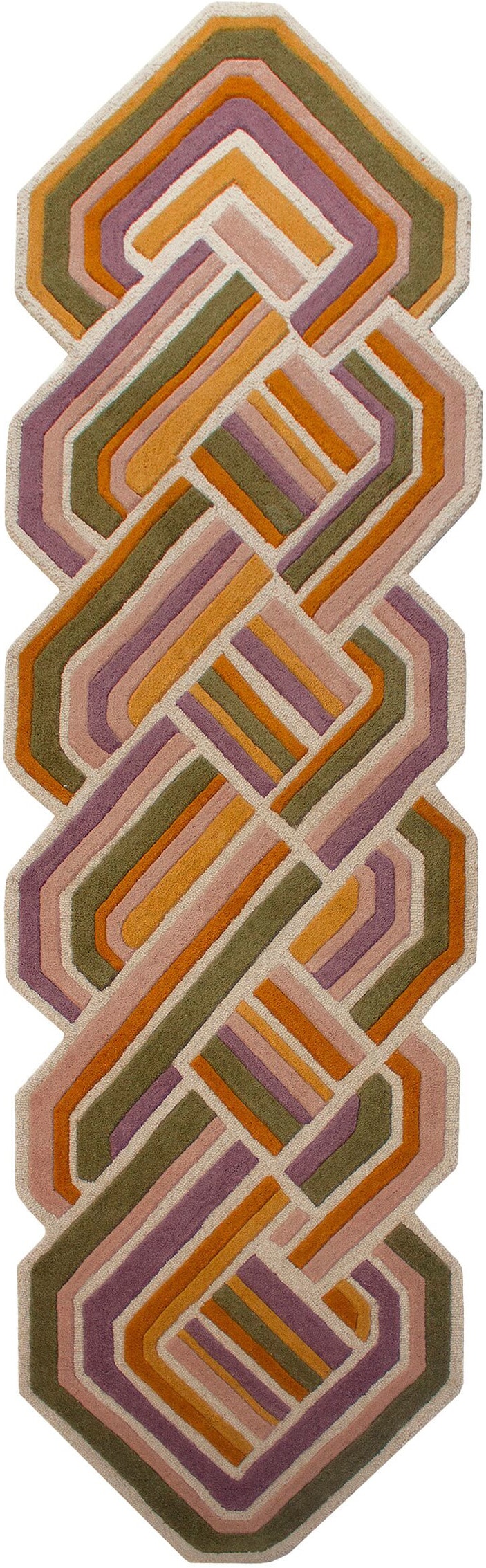 FLAIR RUGS Teppich »LATTICE SHAPED WOOL« rechteckig 6 mm Höhe