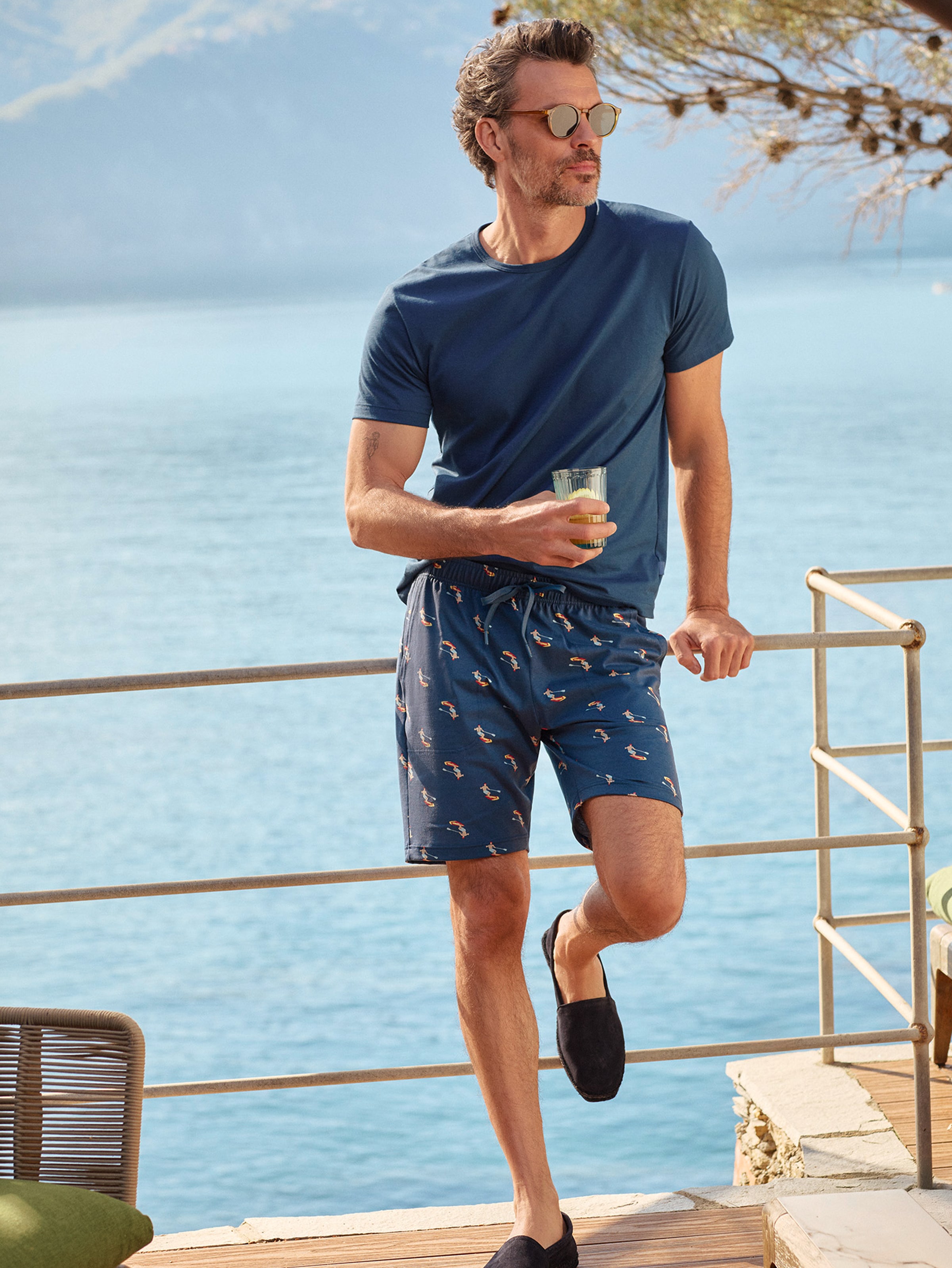 CALIDA Boxershorts »Prints« ohne Eingriff, lockere Passform, in Single-Jersey Qualität