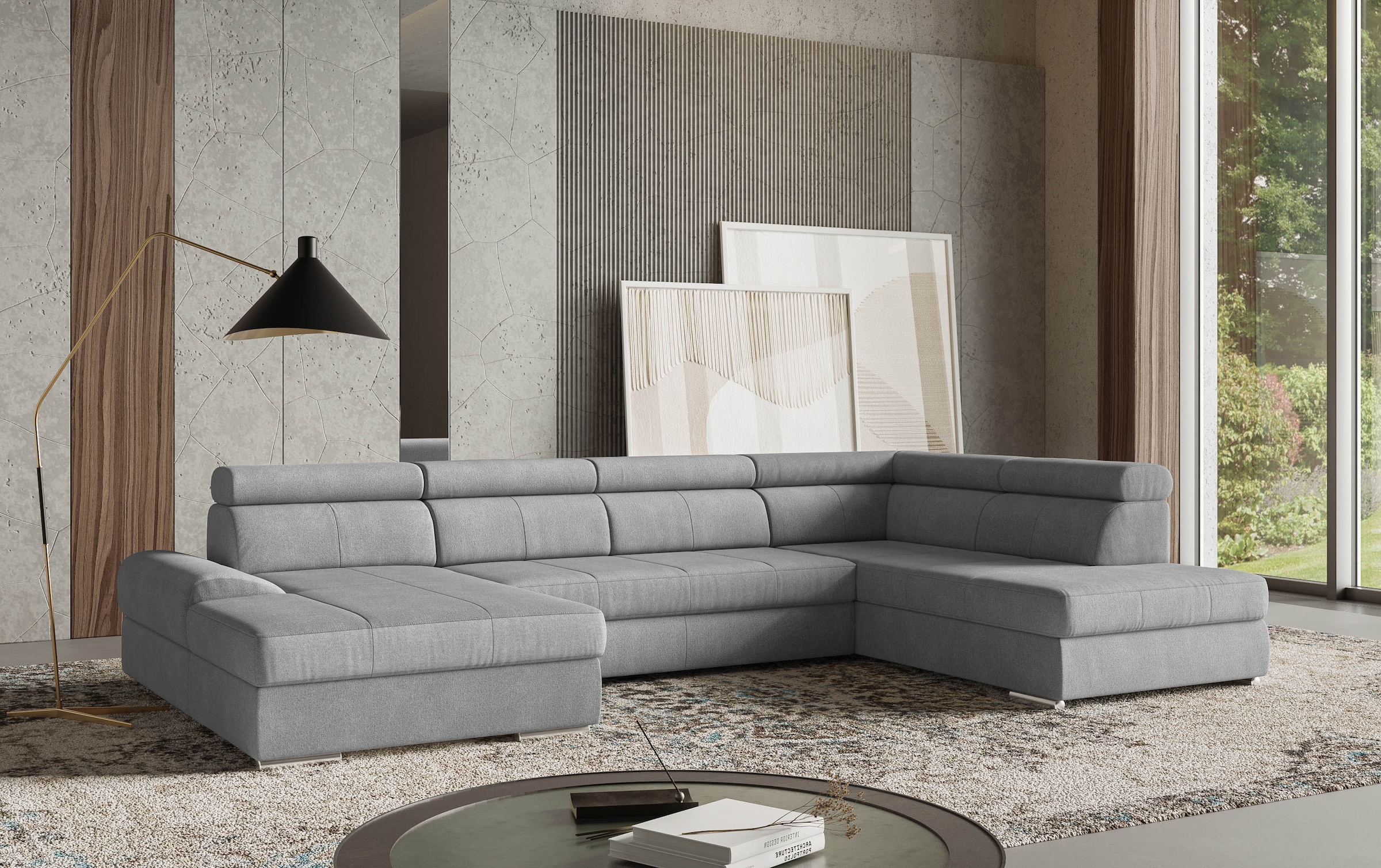 sit&more Wohnlandschaft "U-Form" mit verstellbaren Kopfteilen, wahlweise mi günstig online kaufen