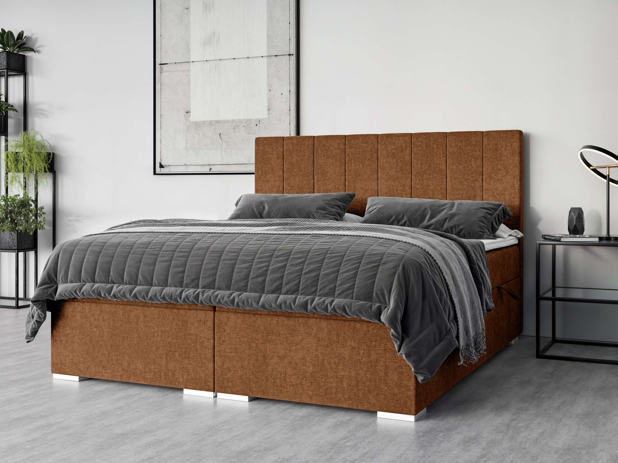 Home affaire Polsterbett "Ginoro mit Matratze und Topper, in 3 Breiten (140 günstig online kaufen