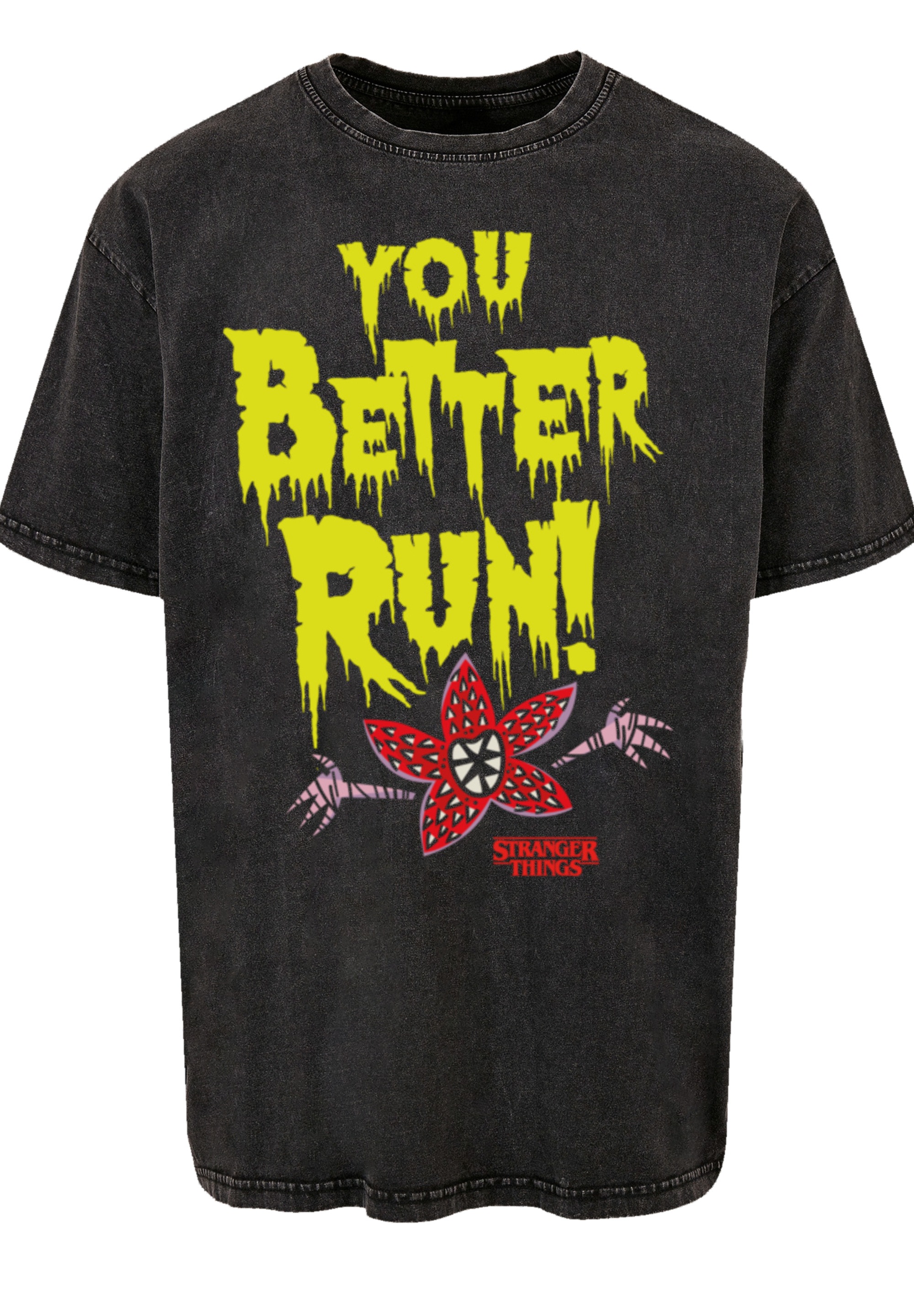 F4NT4STIC T-Shirt »Stranger Things You Better Run Netflix TV Series«, Premium Qualität