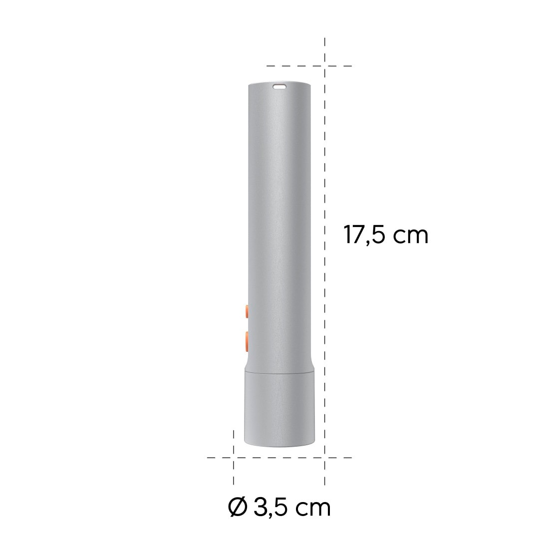 Hama LED Taschenlampe »LED-Taschenlampe, Batterie, Aluminium, 4 Modi + SOS« stromsparend, robust