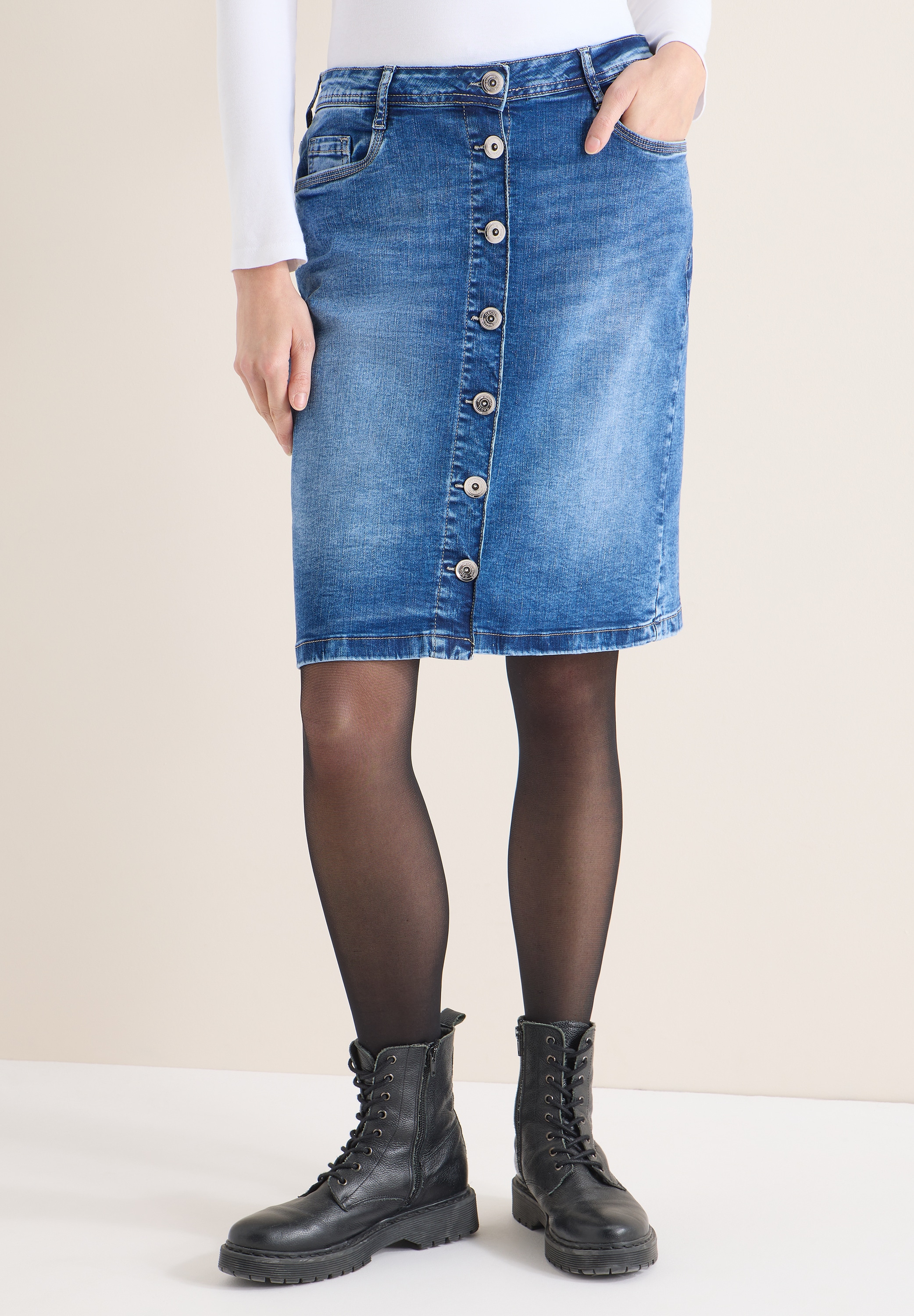 Cecil Jeansrock 5-Pocket-Style günstig online kaufen