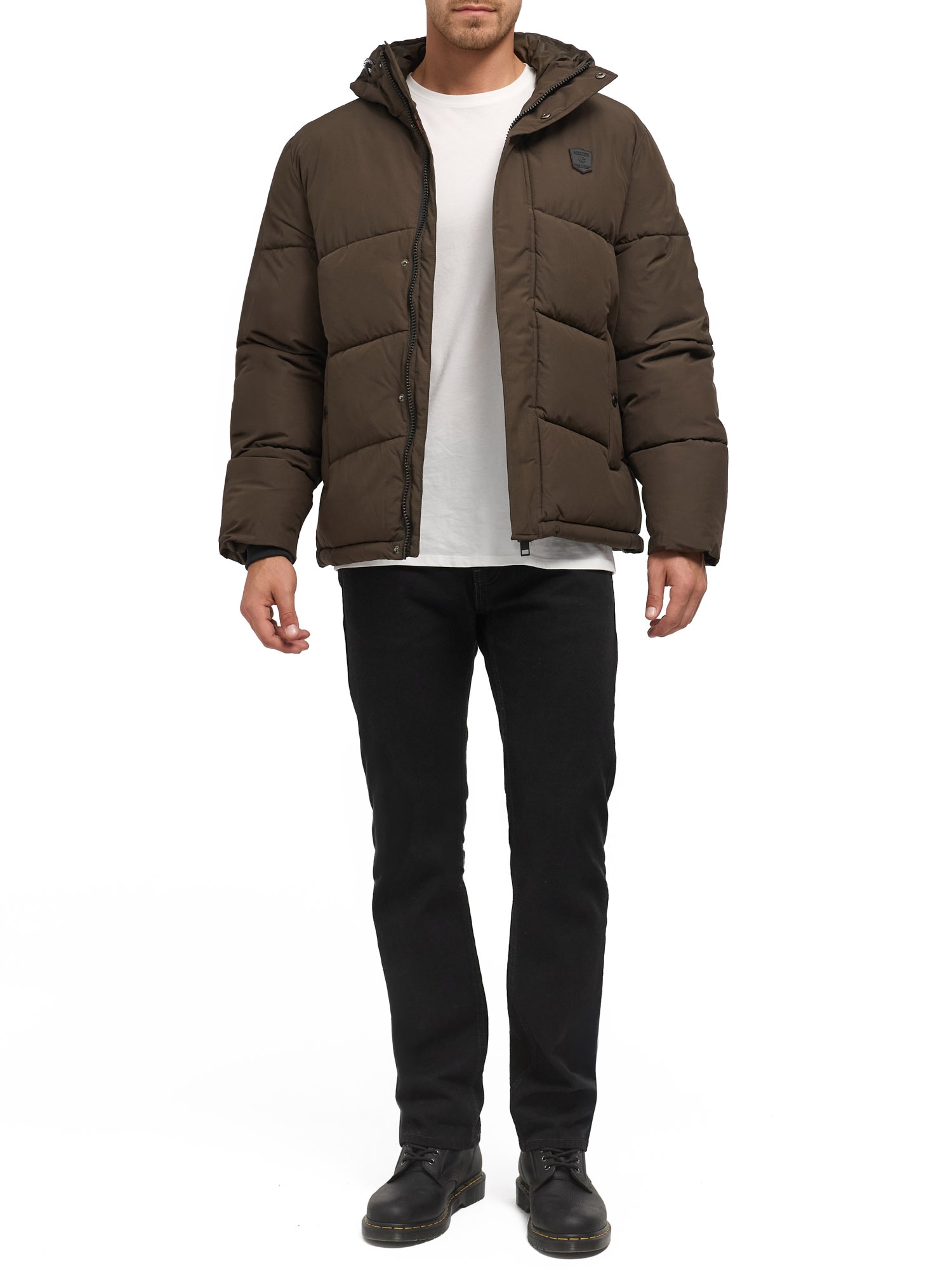Indicode Steppjacke »INLaurill« mit Kapuze Kunstfaser, regular fit