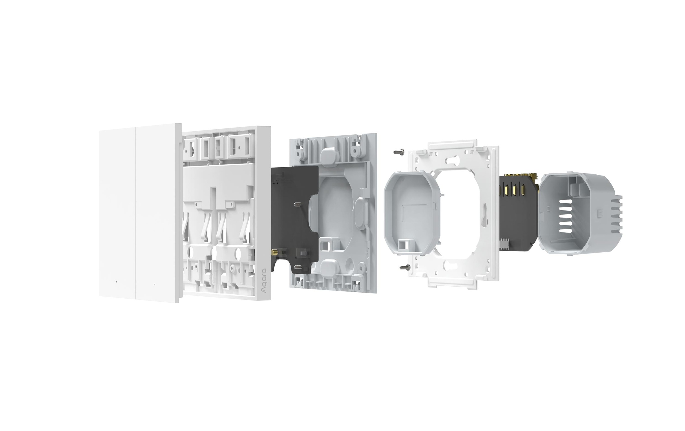 Aqara Smart-Home-Steuerelement »H1 EU, Doppel, Zigbee 3.0«